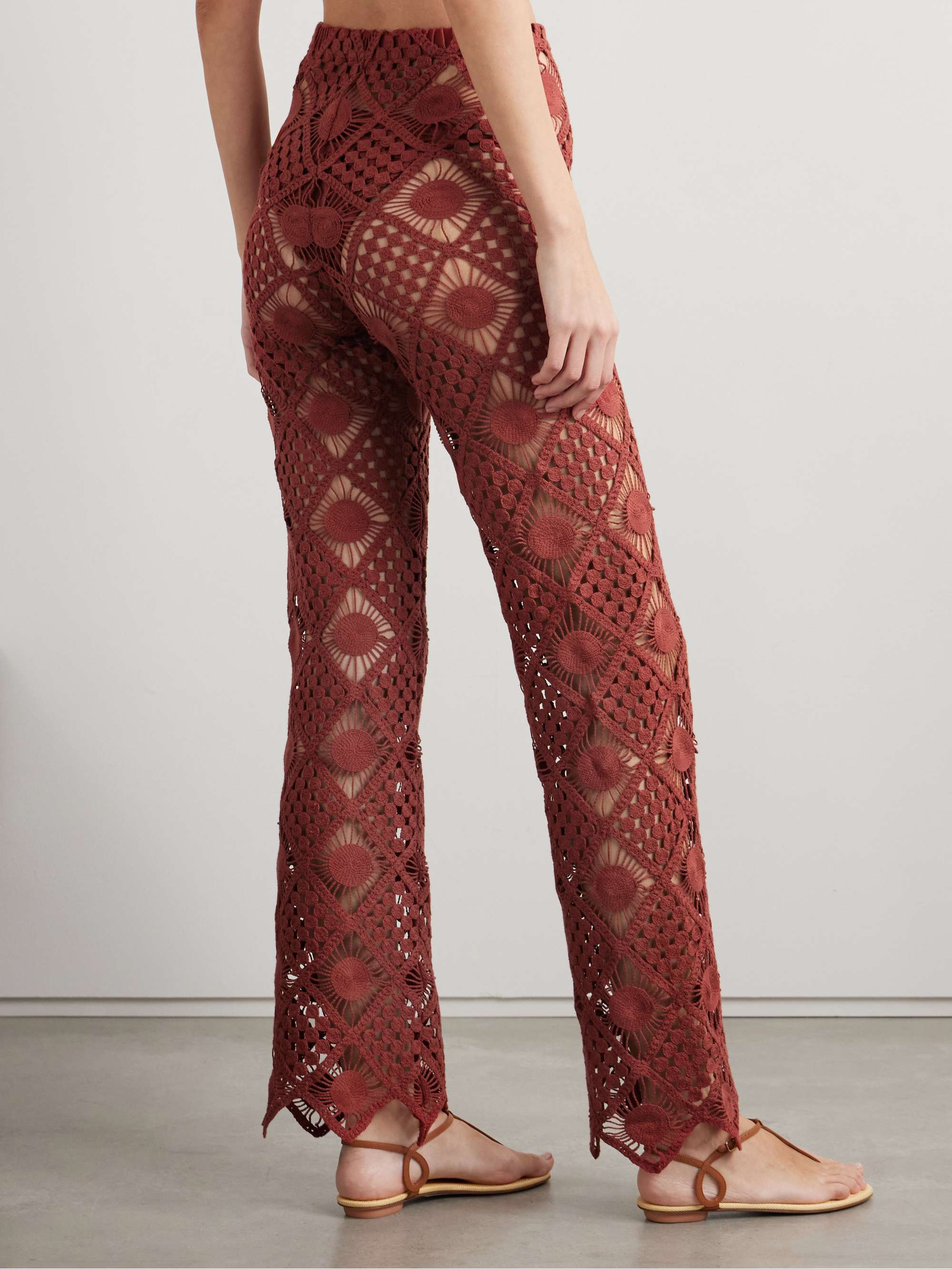 Playa crocheted cotton pants view