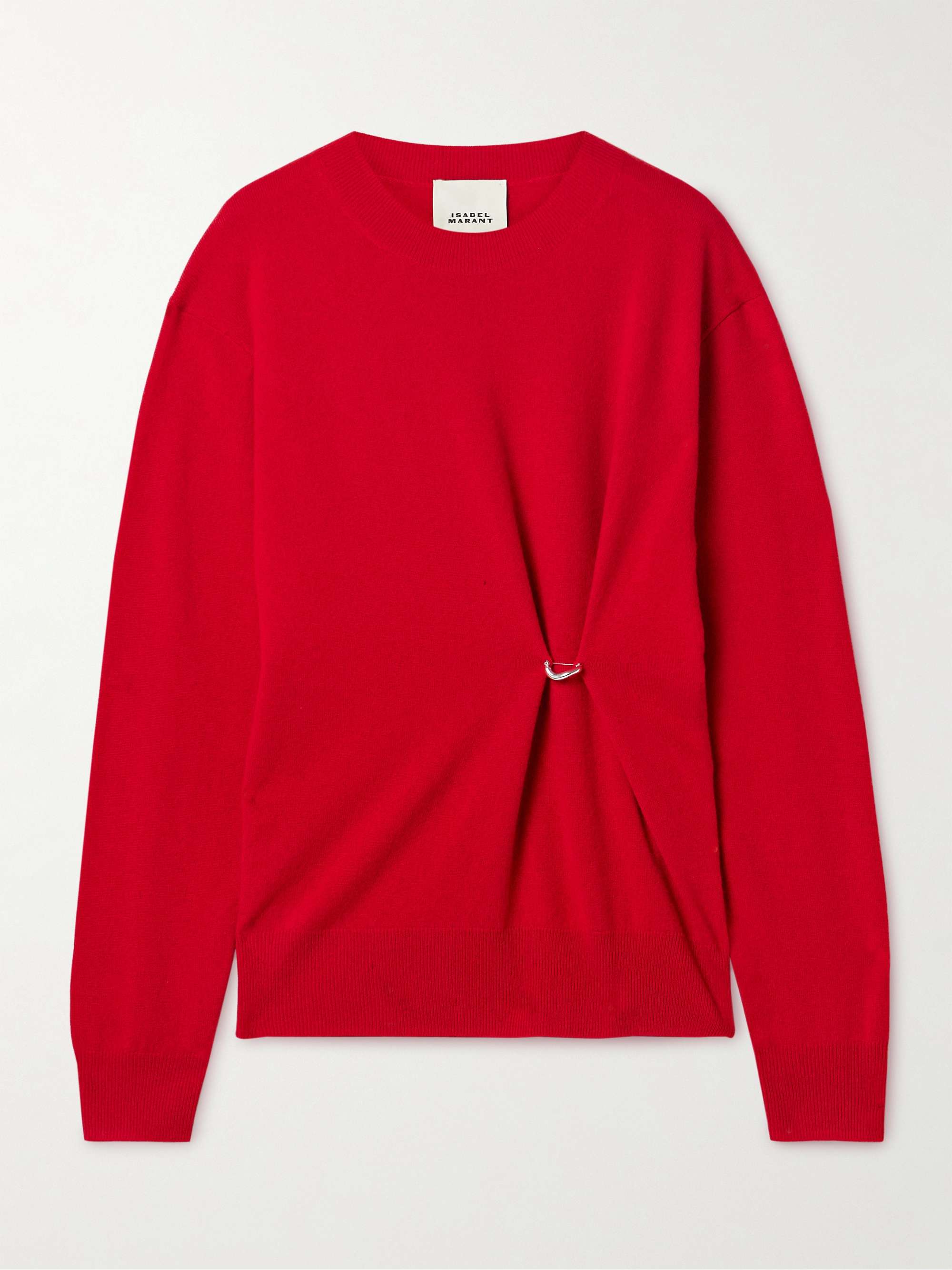 Ilaria embellished merino wool and cashmere-blend sweater view