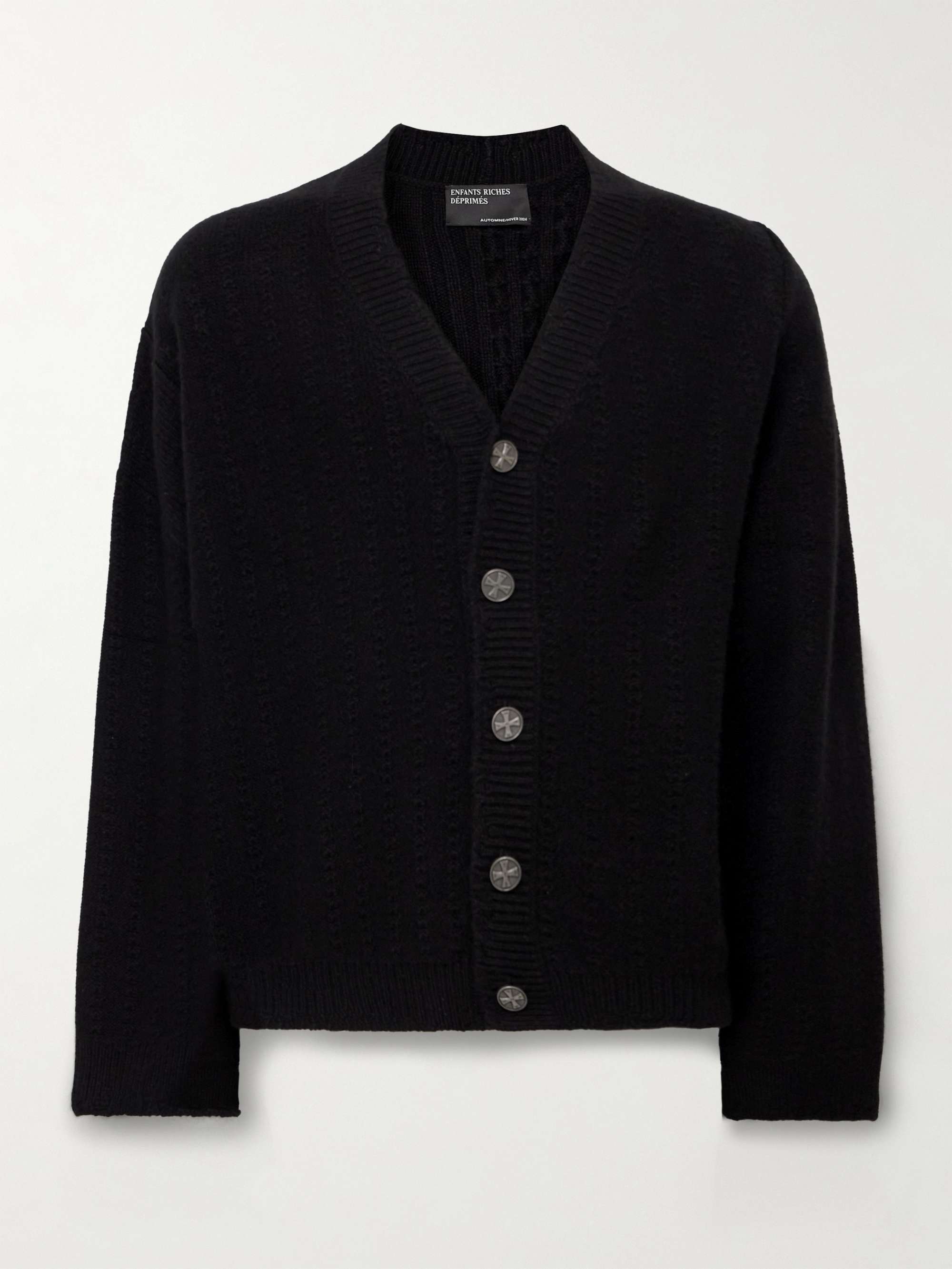 Cable-Knit Cashmere Cardigan view