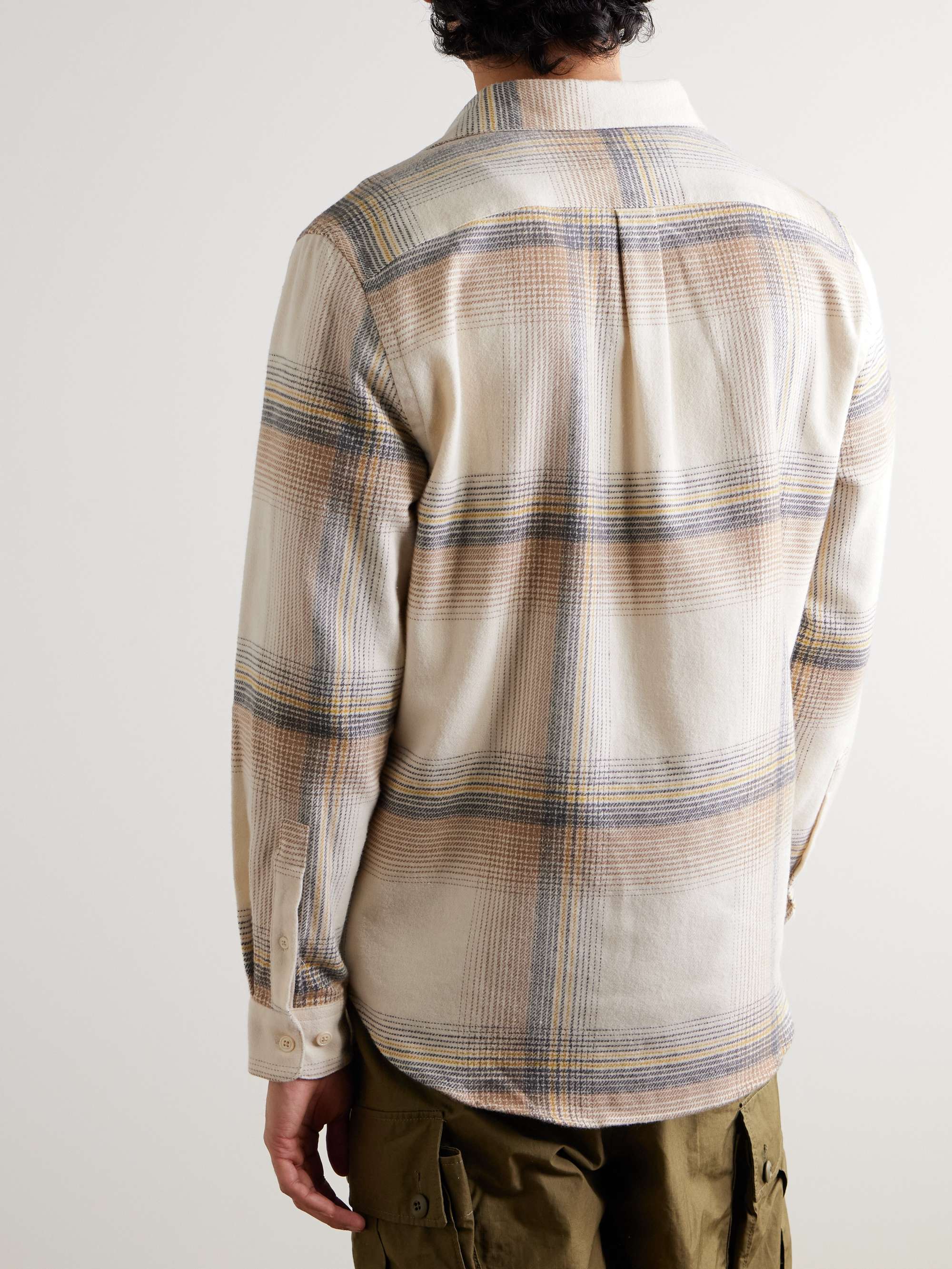 Nogal Checked Cotton-Flannel Shirt view