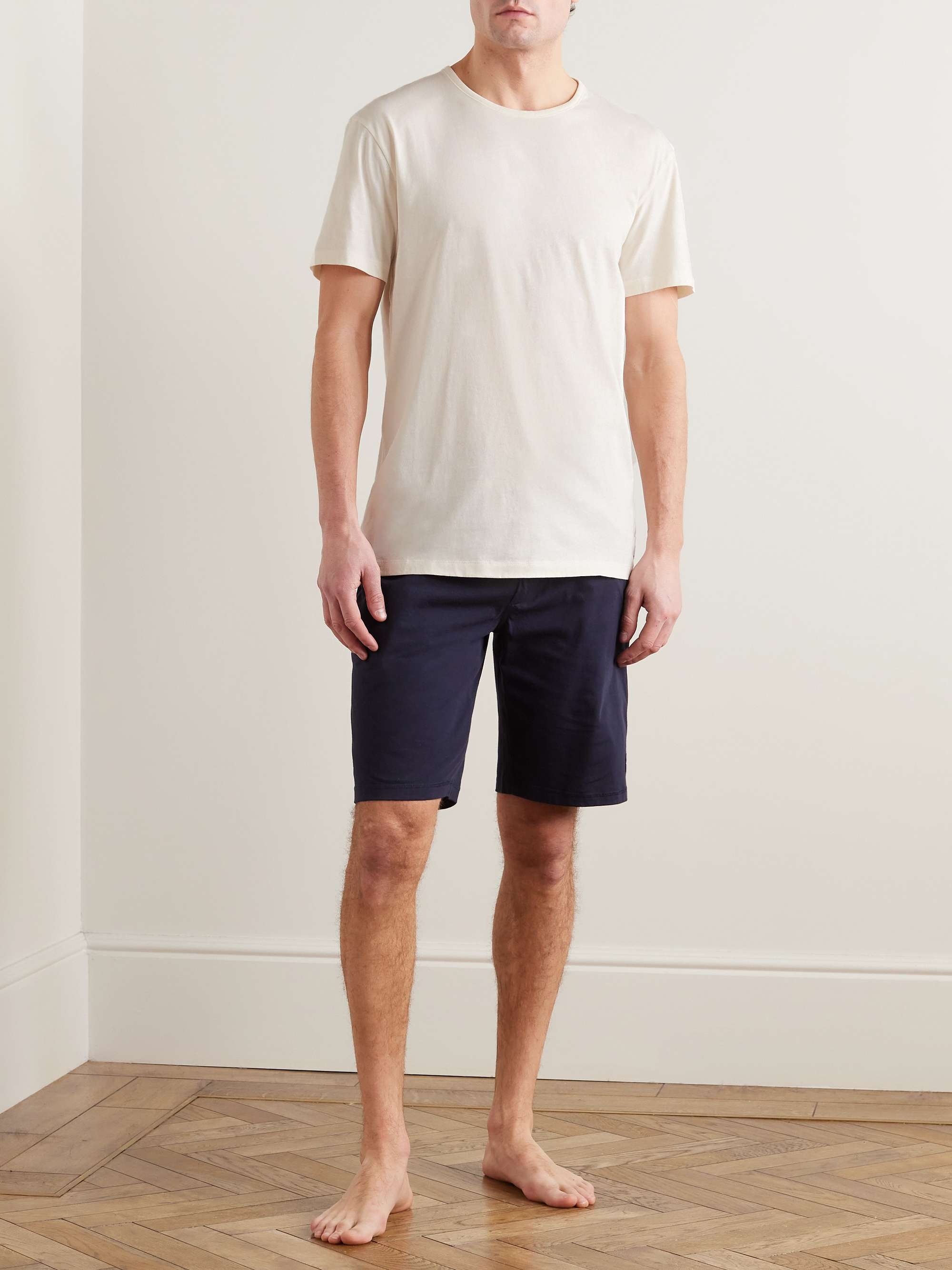 Logo-Appliquéd Cotton-Jersey Pyjama T-Shirt view