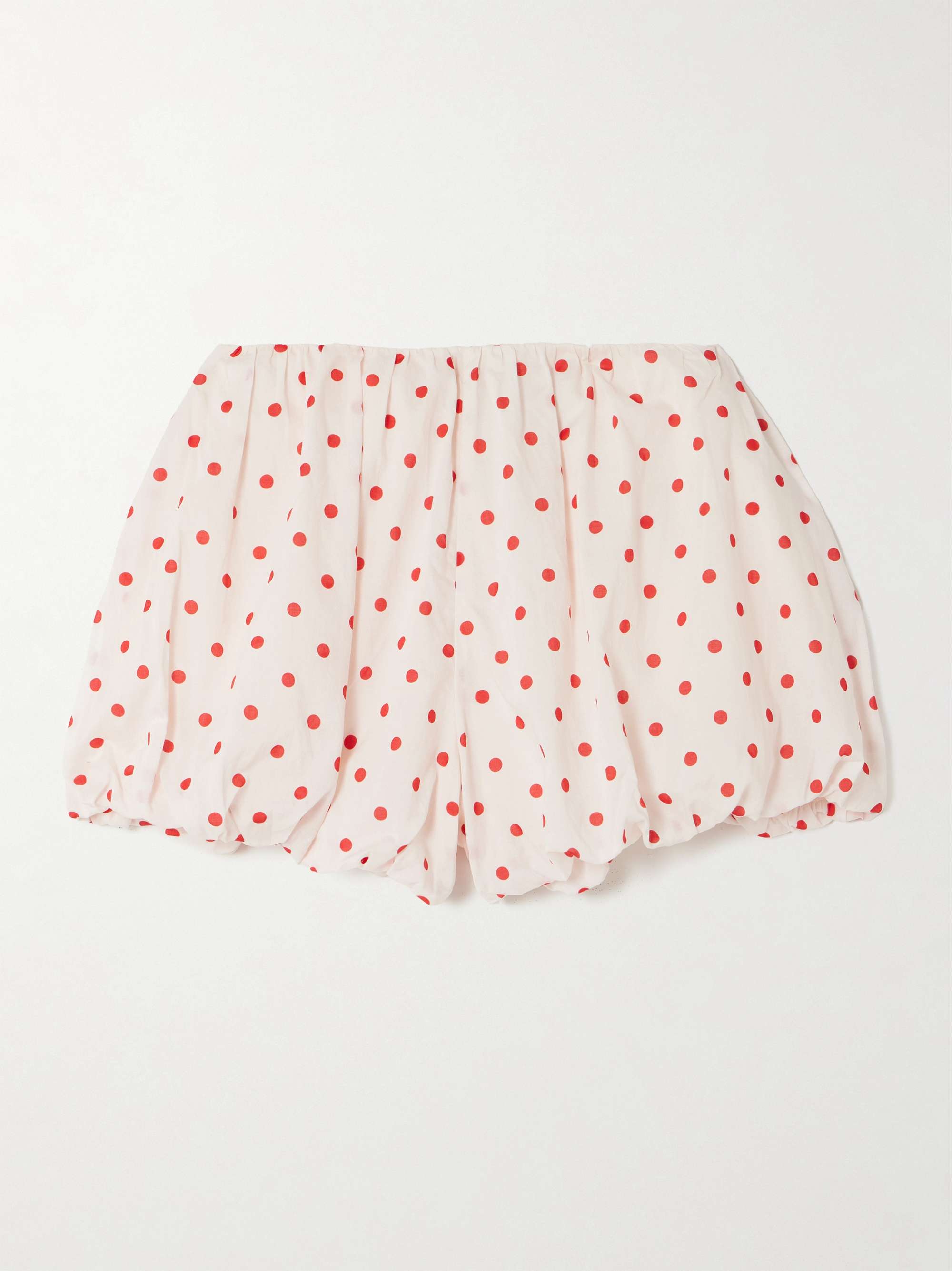 Aurelia polka-dot TENCEL™ Lyocell and cotton-blend voile shorts view