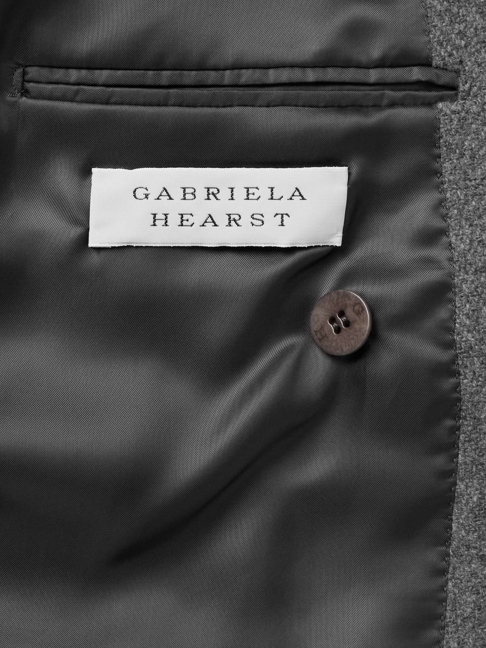 Double-Breasted Virgin Wool and Cashmere-Blend Blazer view