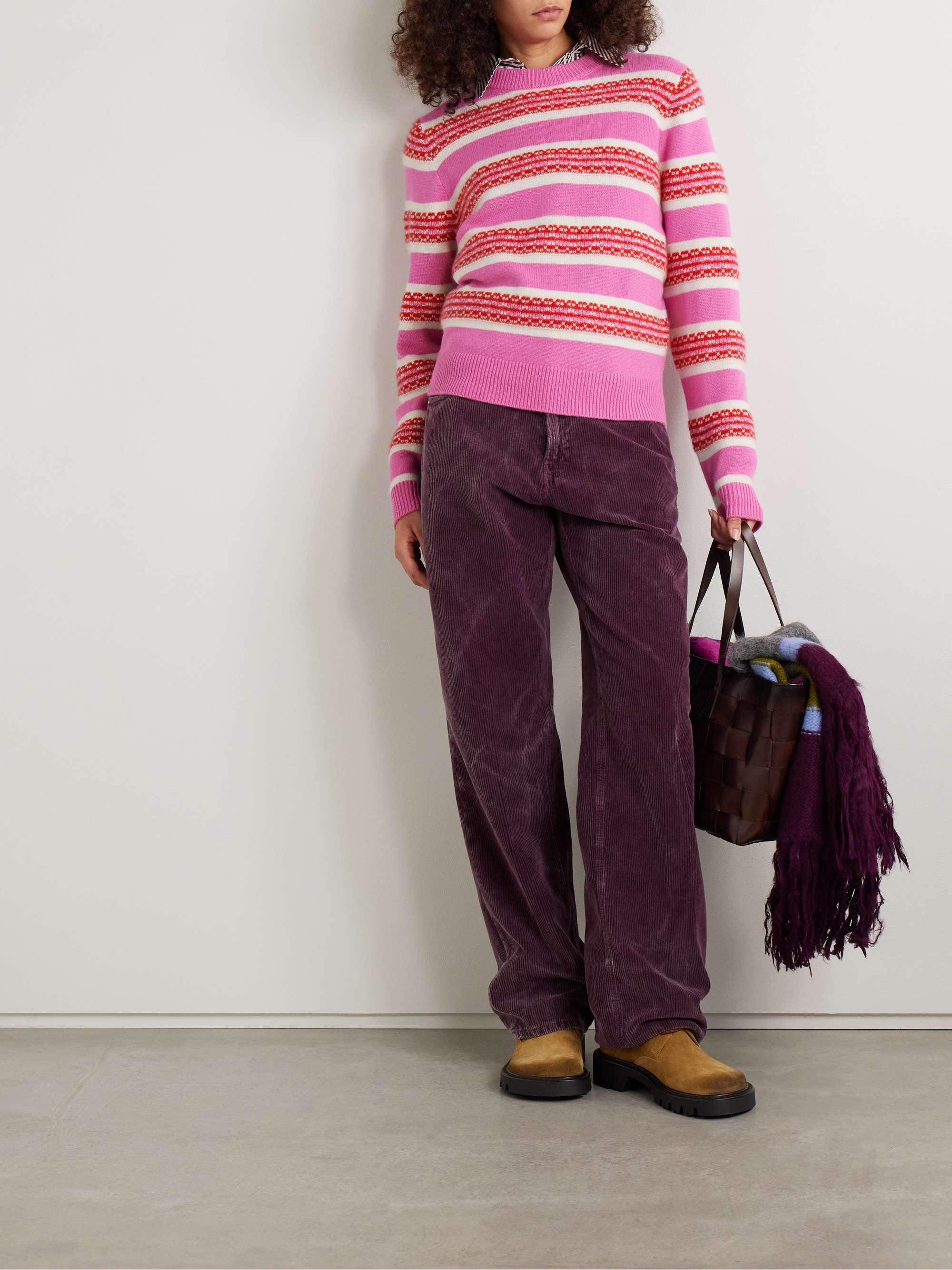 Fair Isle cashmere-jacquard sweater view