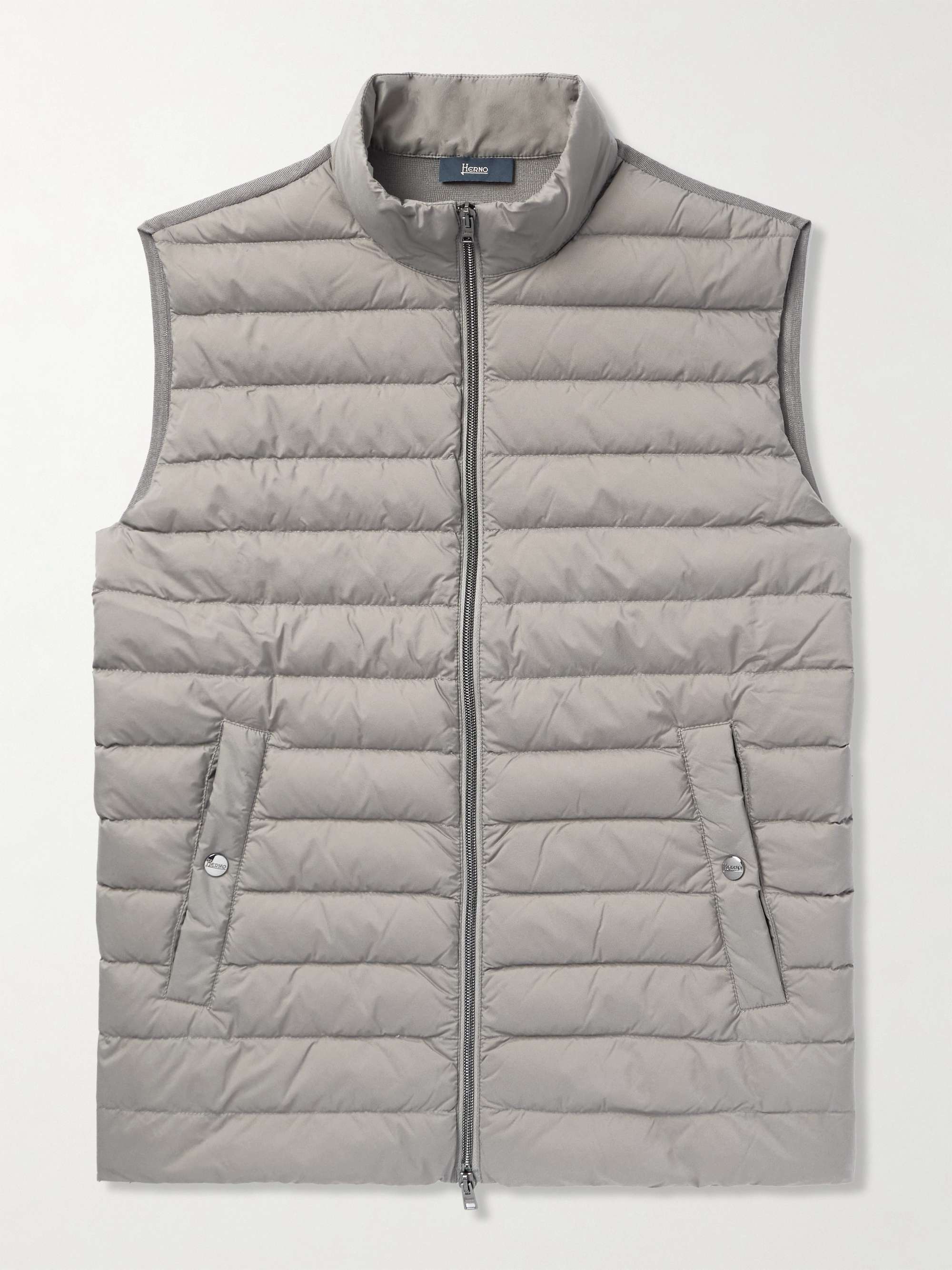 Quilted Shell and Wool and Silk-Blend Down Gilet view