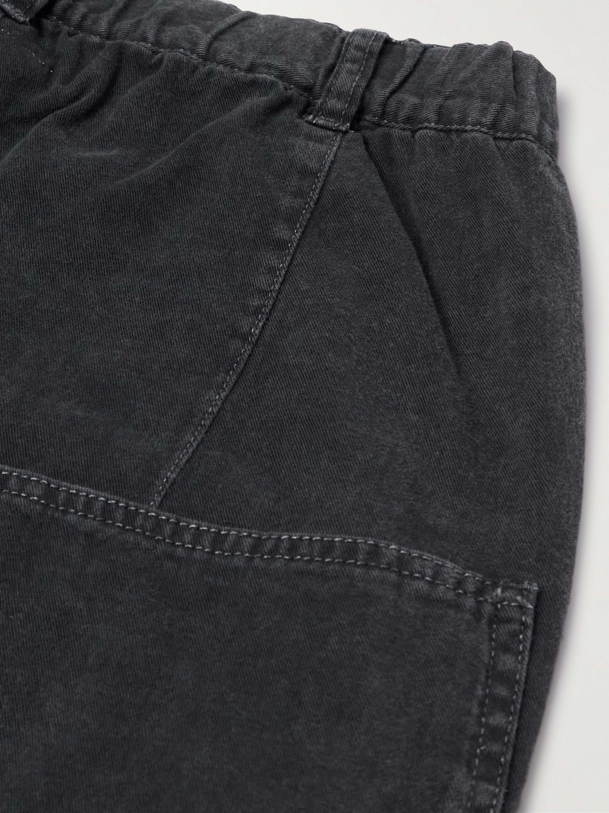 Straight-Leg Appliquéd Denim Trousers view