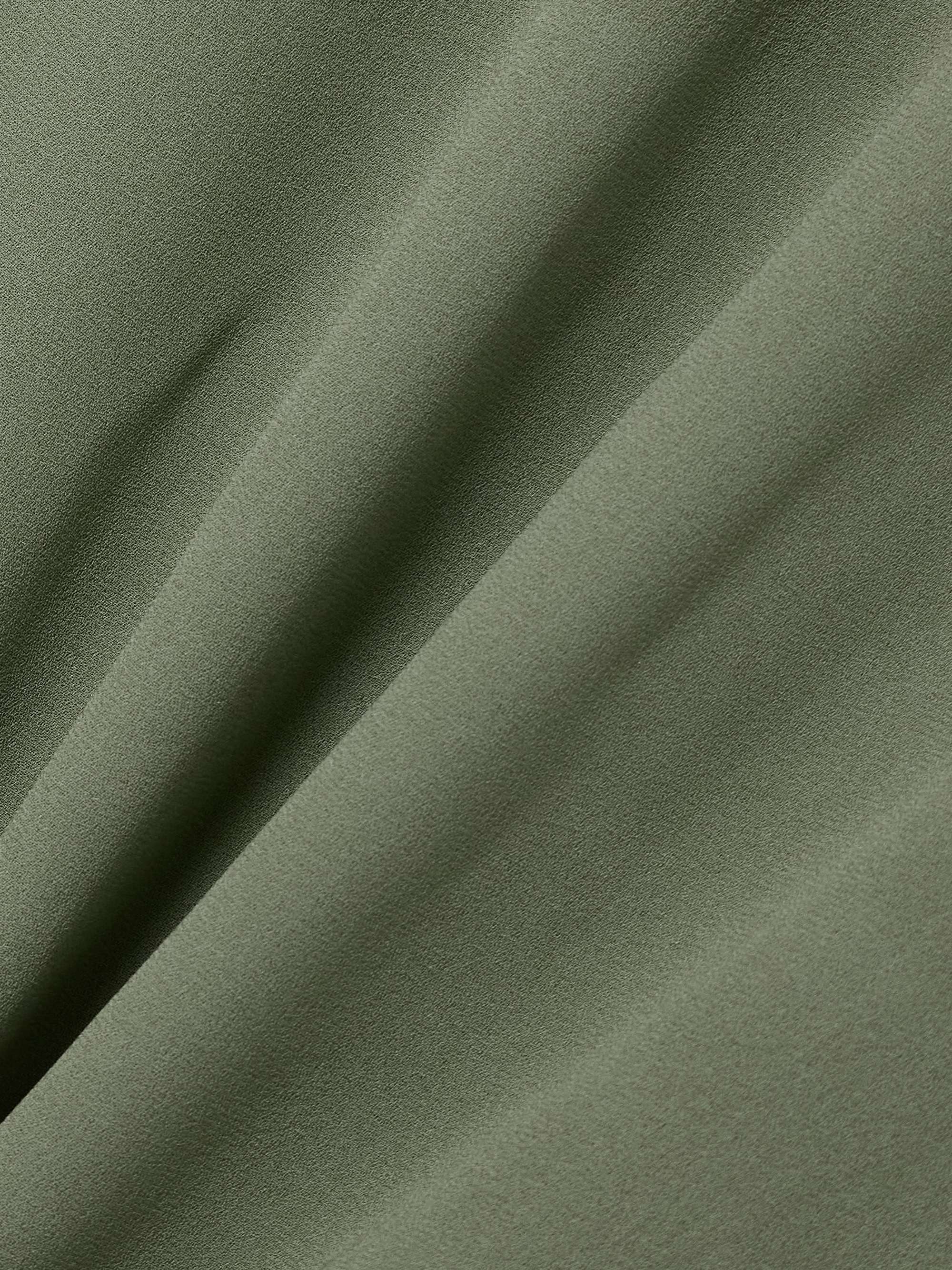 Belted silk-crepe maxi dress view
