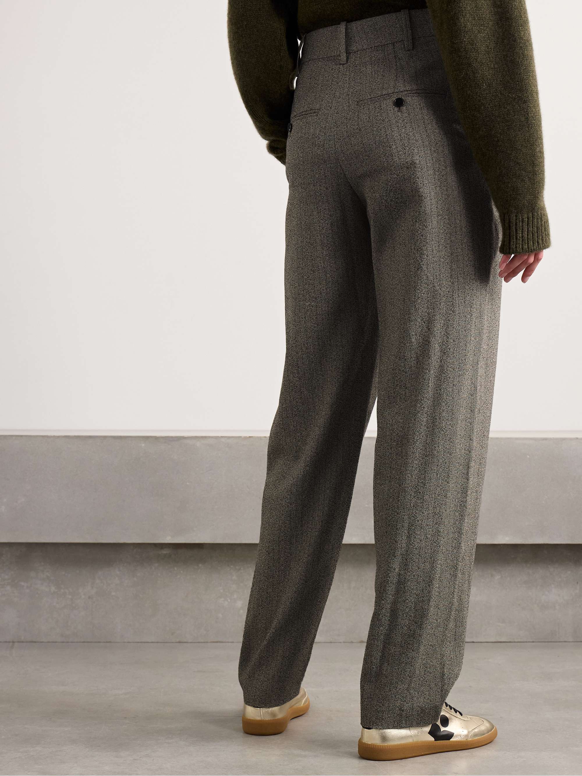 Iwena pleated cotton-blend tapered pants view