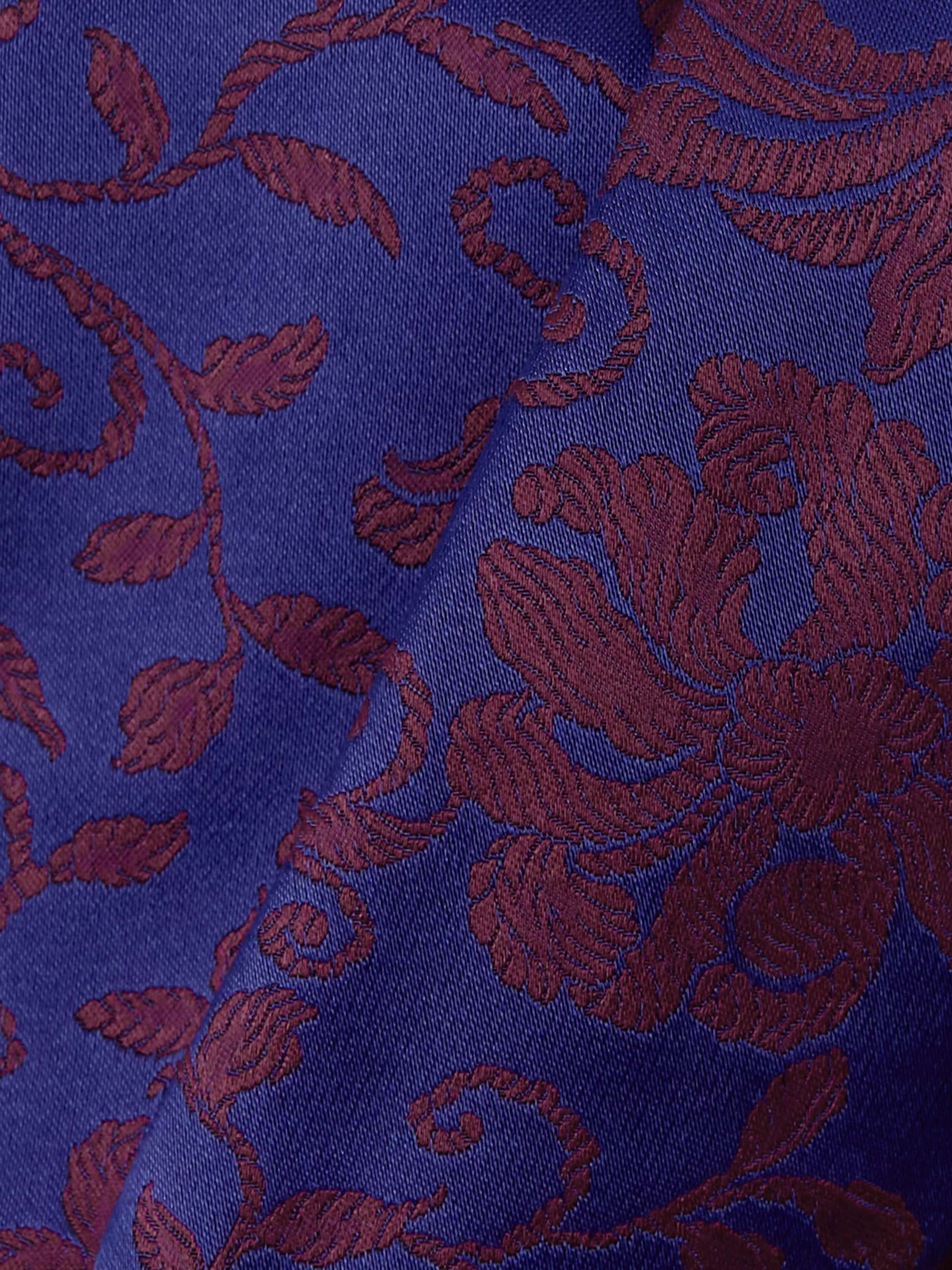 Wrap-effect satin-jacquard midi skirt view