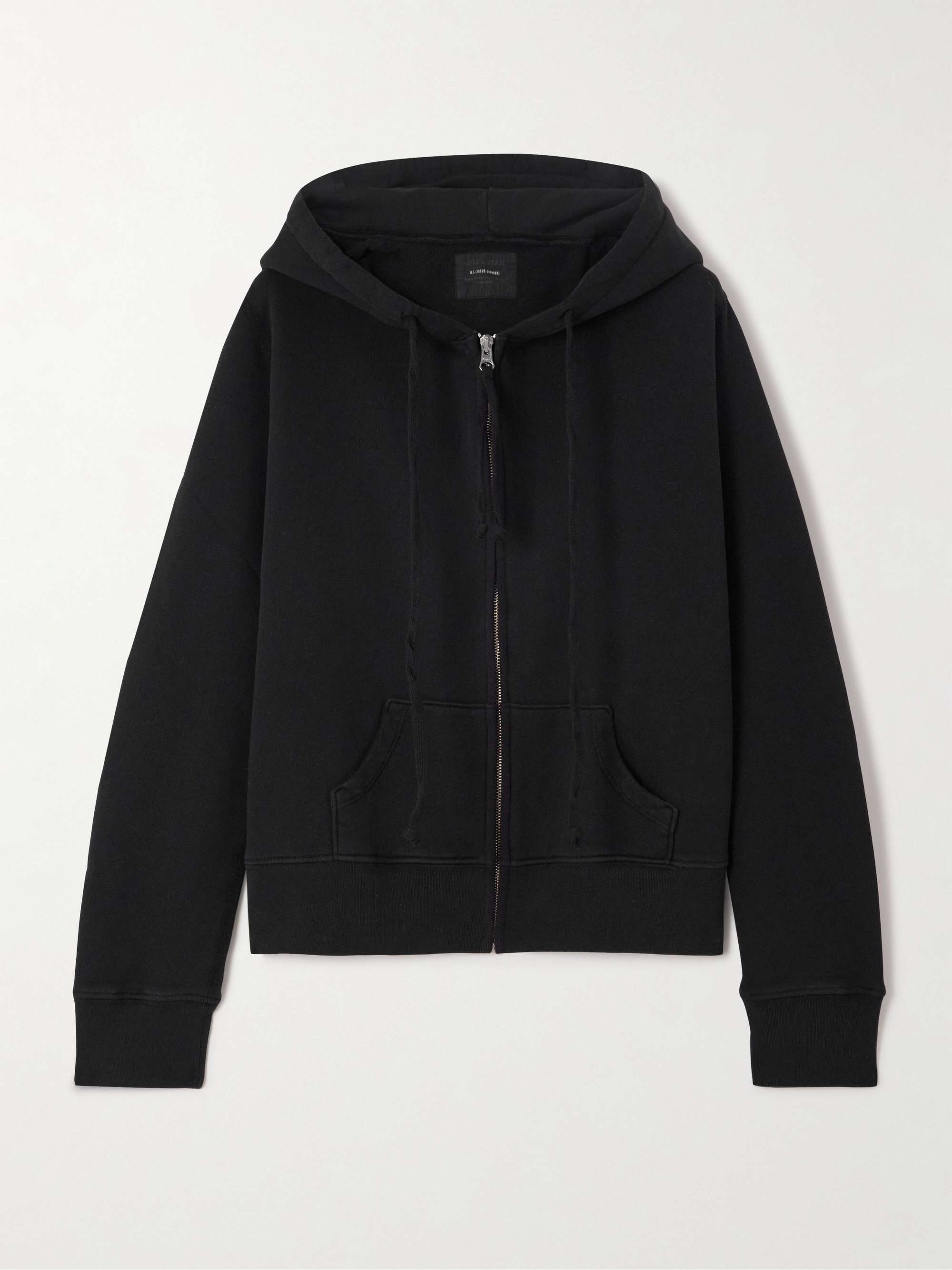 Callie cotton-jersey hoodie view
