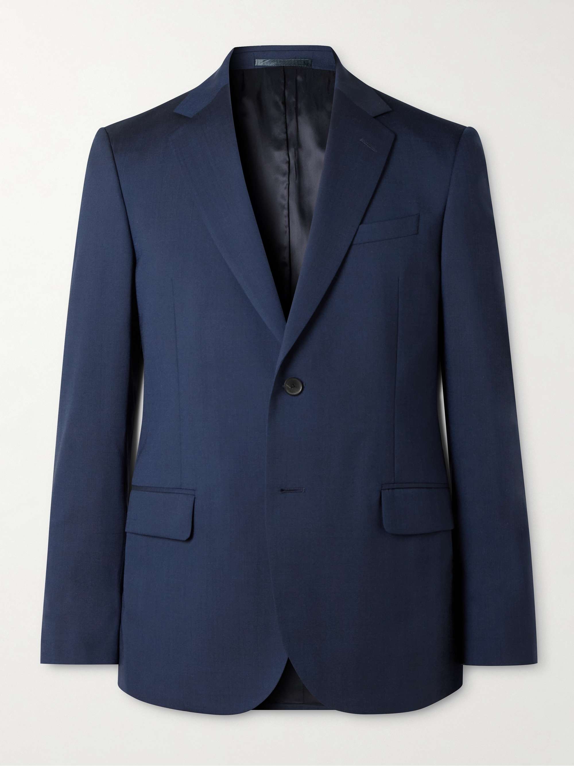 Regular-Fit Wool-Blend Suit Jacket view