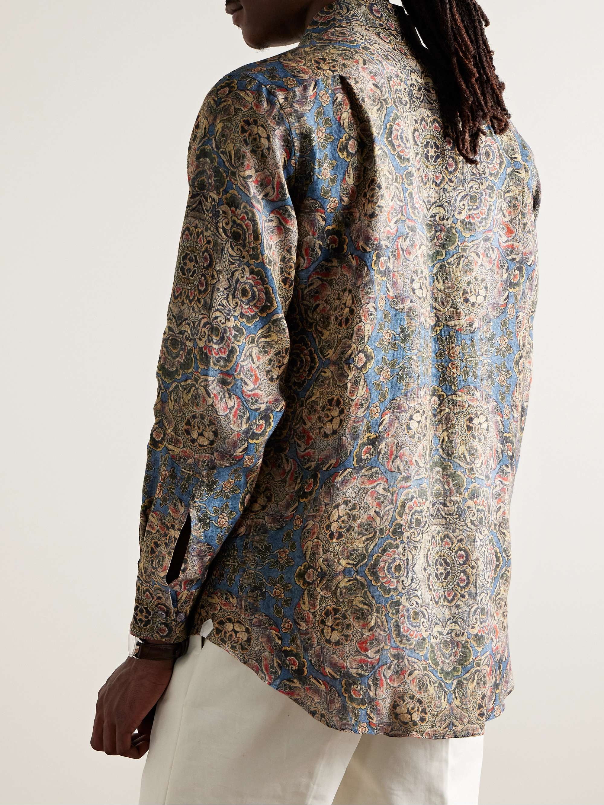 Printed Linen Shirt view