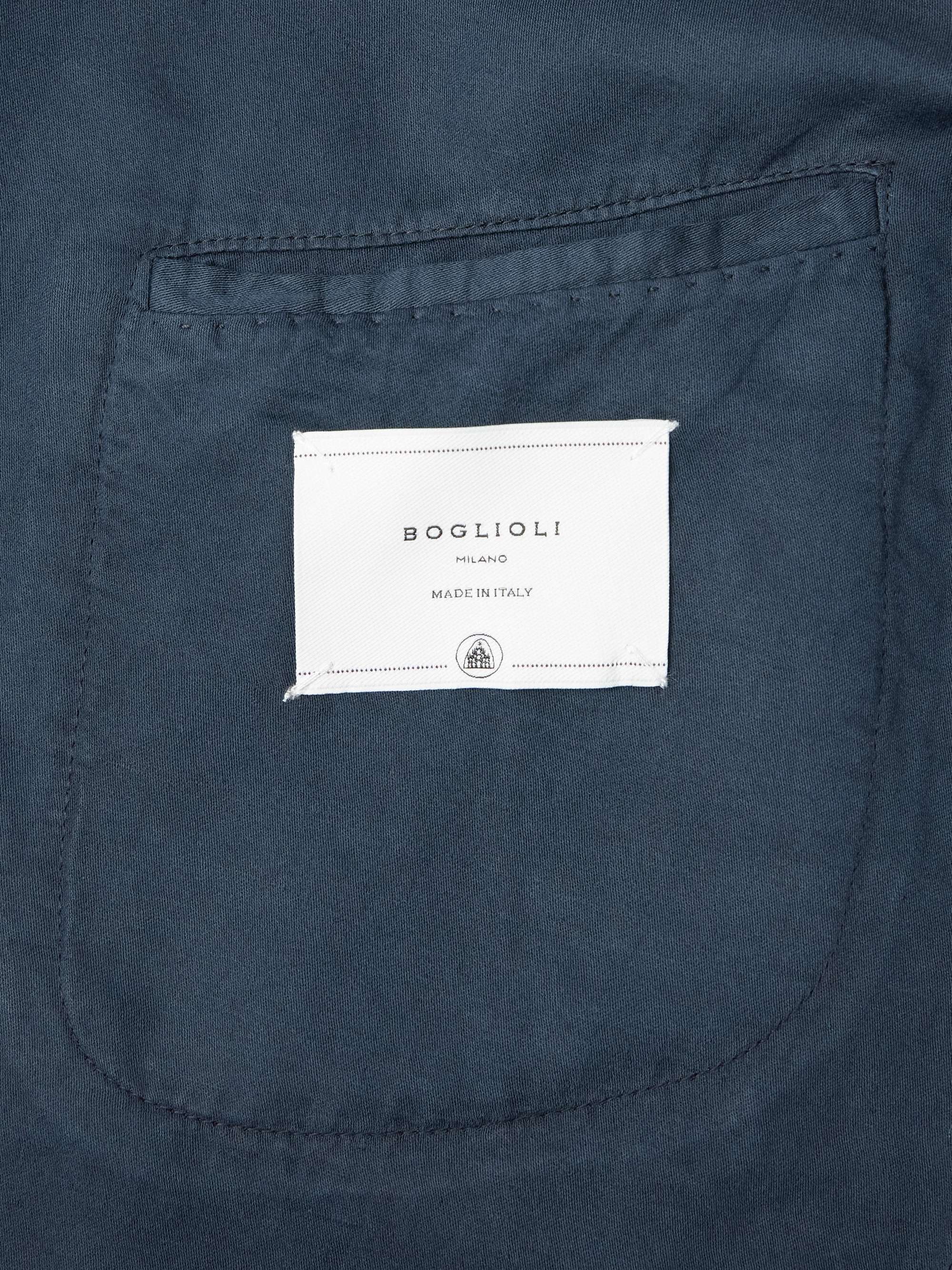 Double-Breasted Cotton and Linen-Blend Blazer view