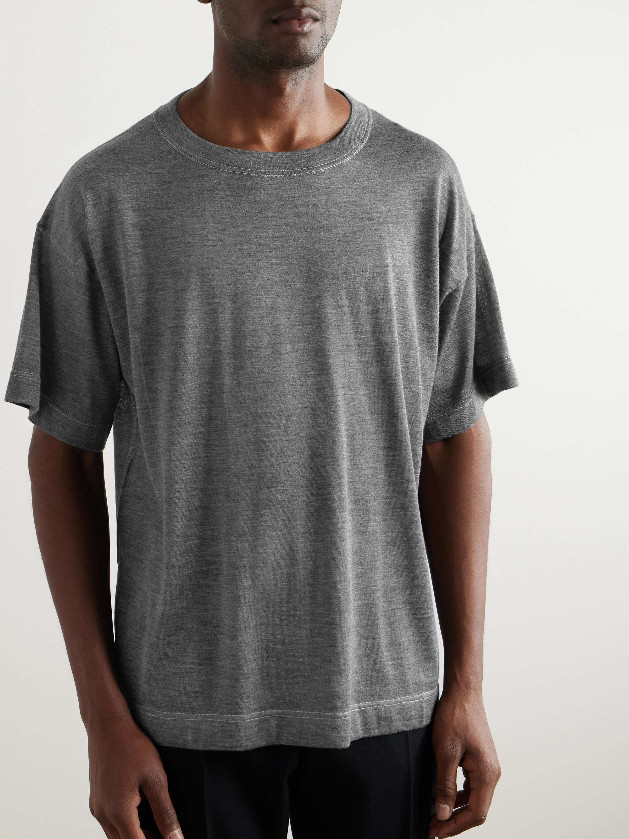 Nico Oversized Cashmere and Silk-Blend T-Shirt view