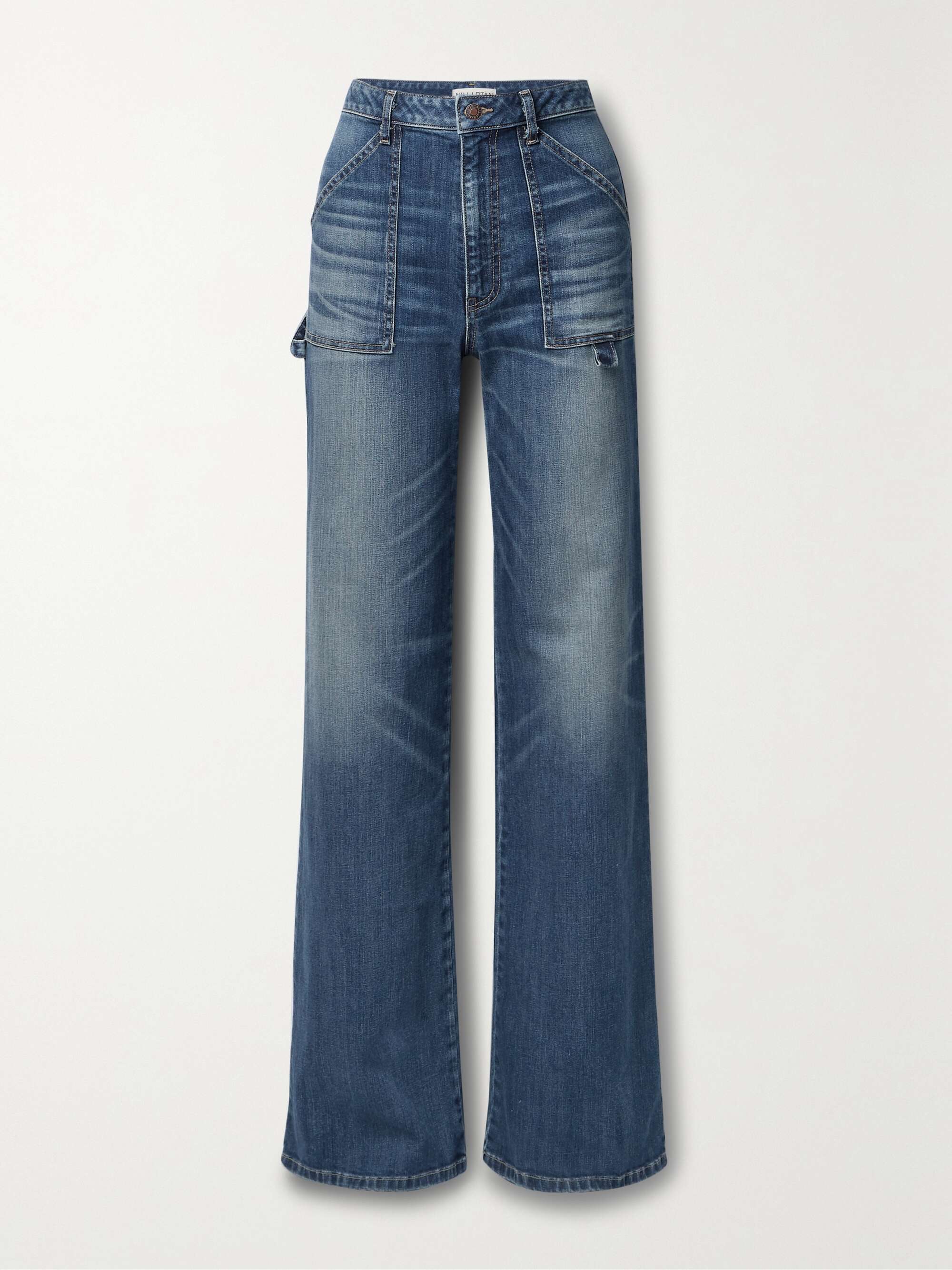 Quentin high-rise wide-leg jeans view