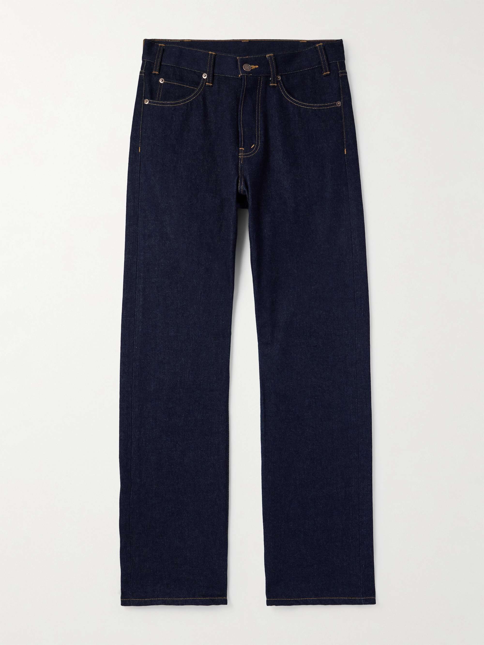 Kurt Slim-Fit Straight-Leg Selvedge Jeans view
