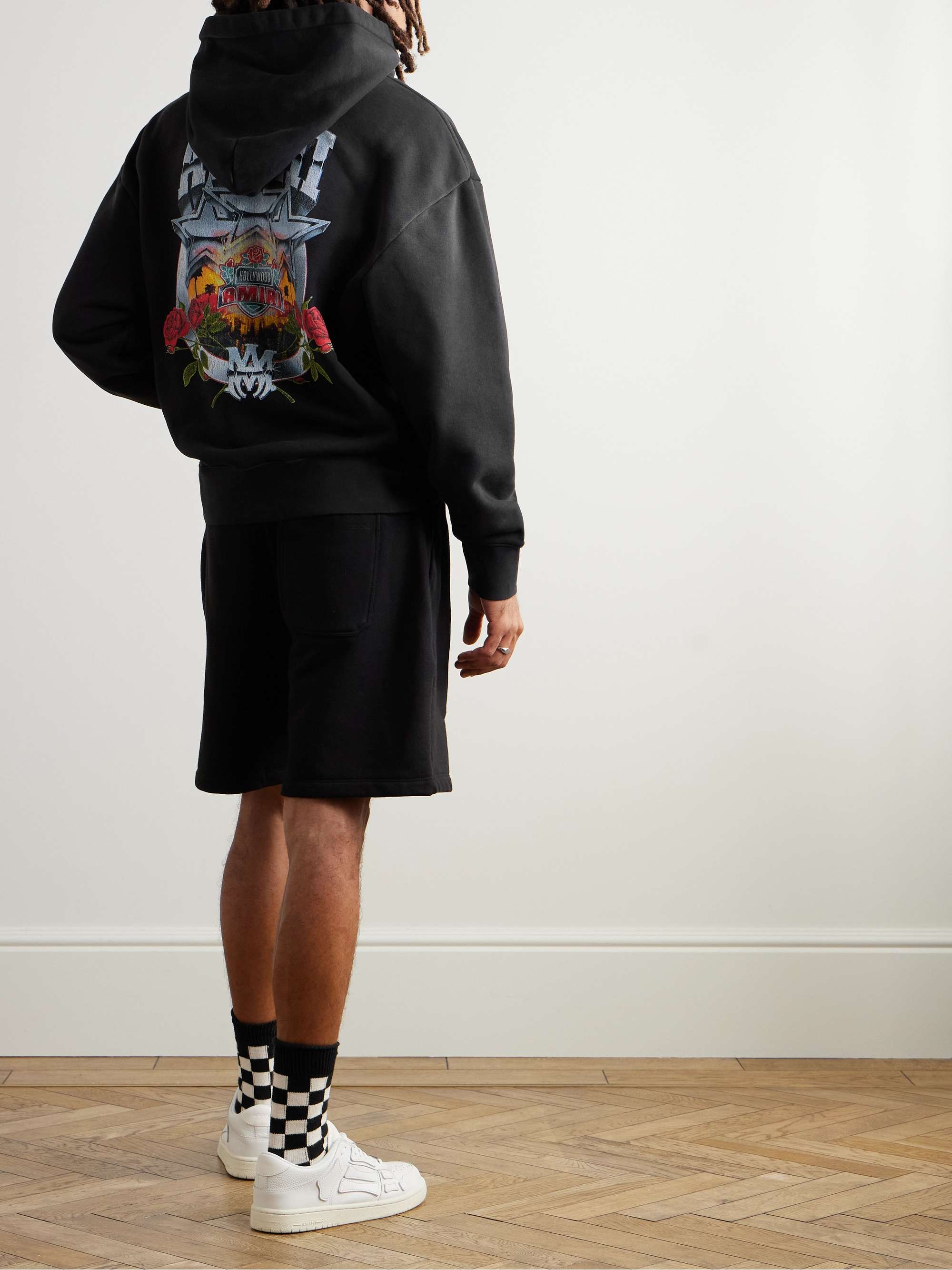 Championship Logo-Print Cotton-Jersey Hoodie view