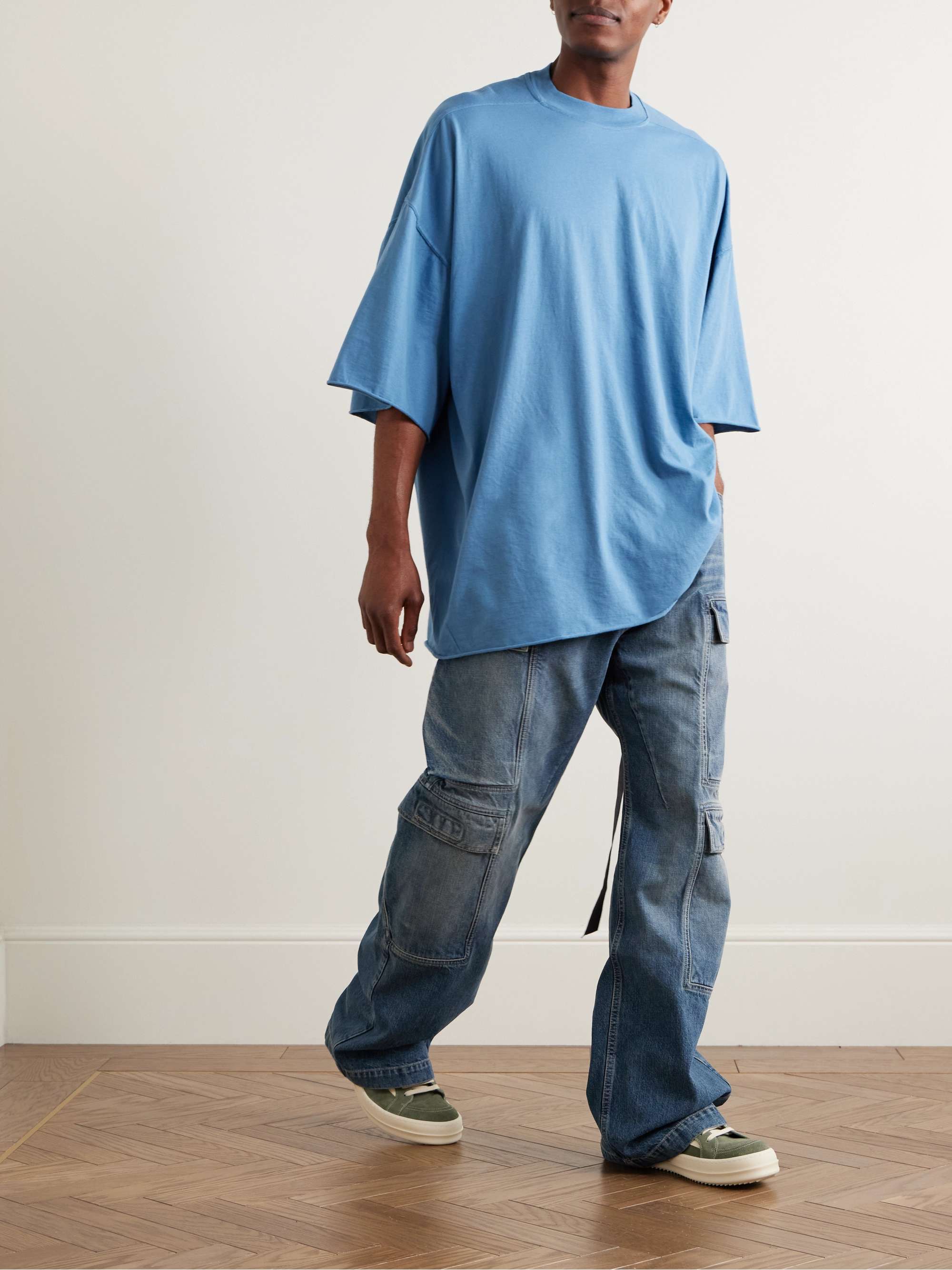 Wide-Leg Cargo Jeans view