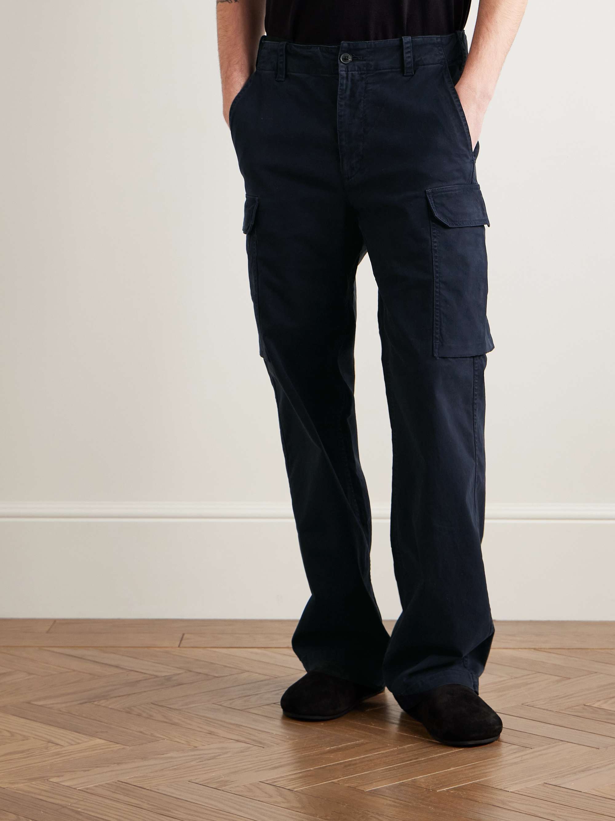 Friedman Straight-Leg Cotton-Blend Twill Cargo Trousers view