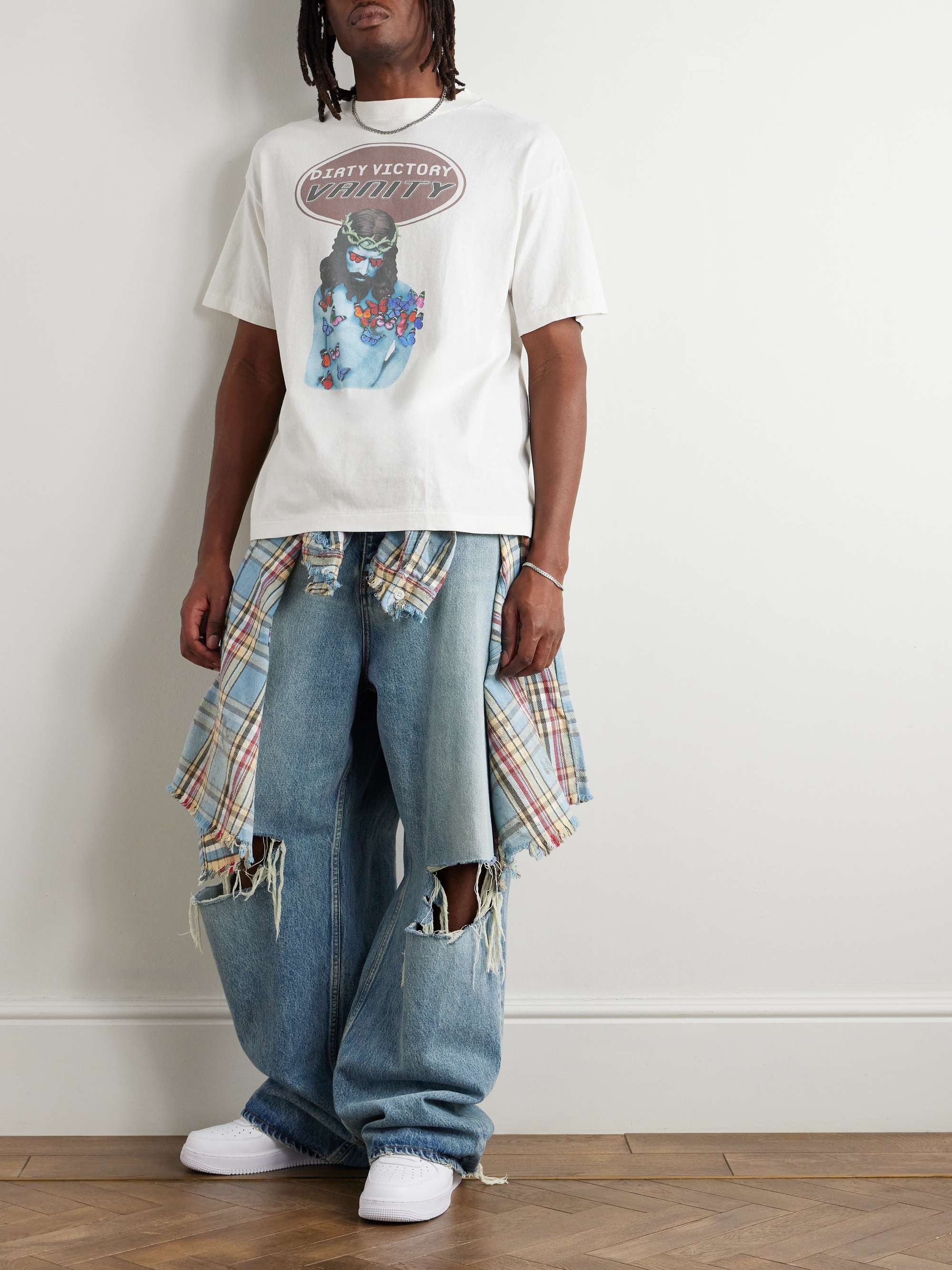 Printed Cotton-Jersey T-Shirt view