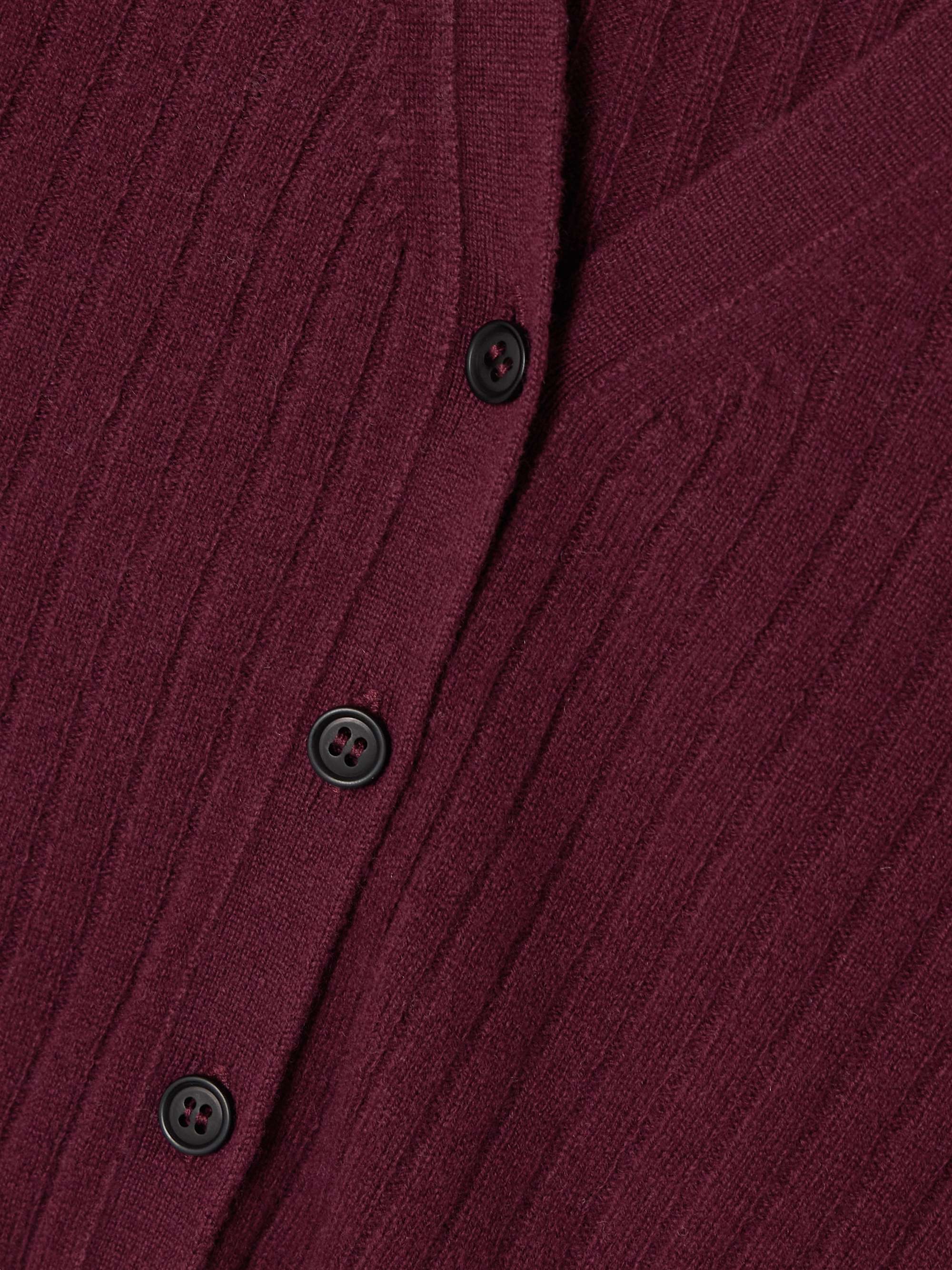 Katya ribbed cashmere cardigan view