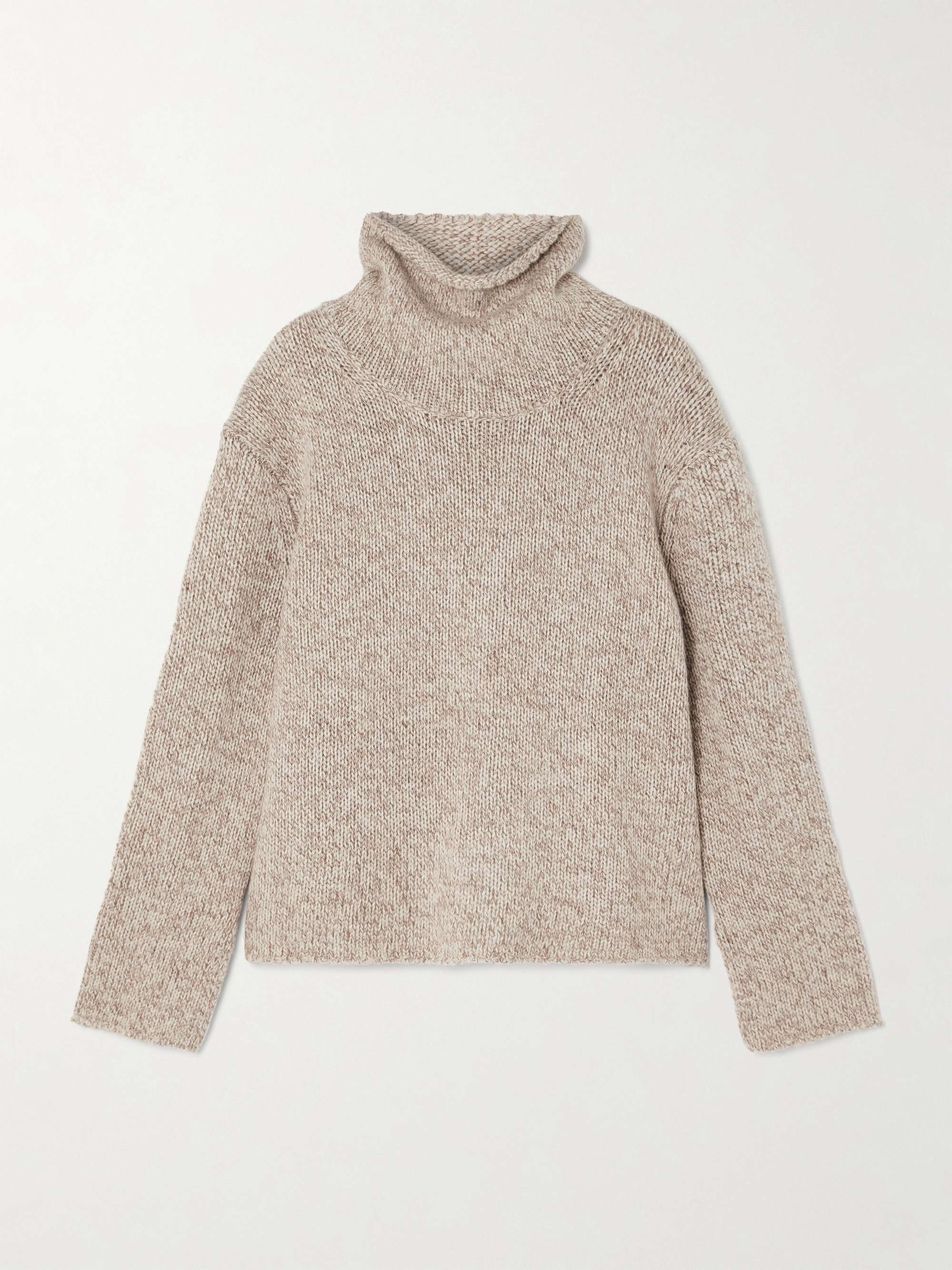 Recycled-cashmere turtleneck sweater view