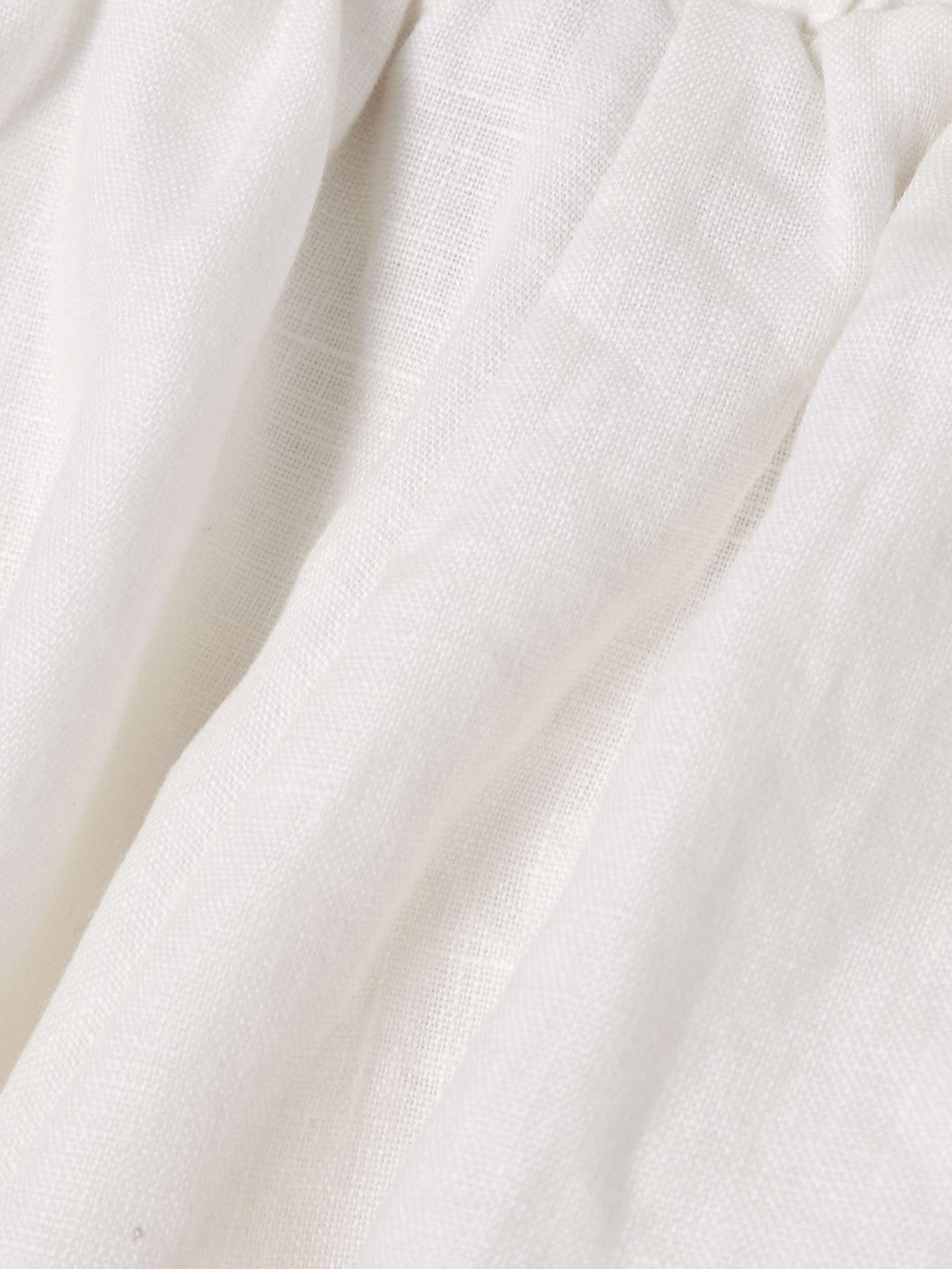 Flowers Richelieu scalloped broderie anglaise linen shorts view