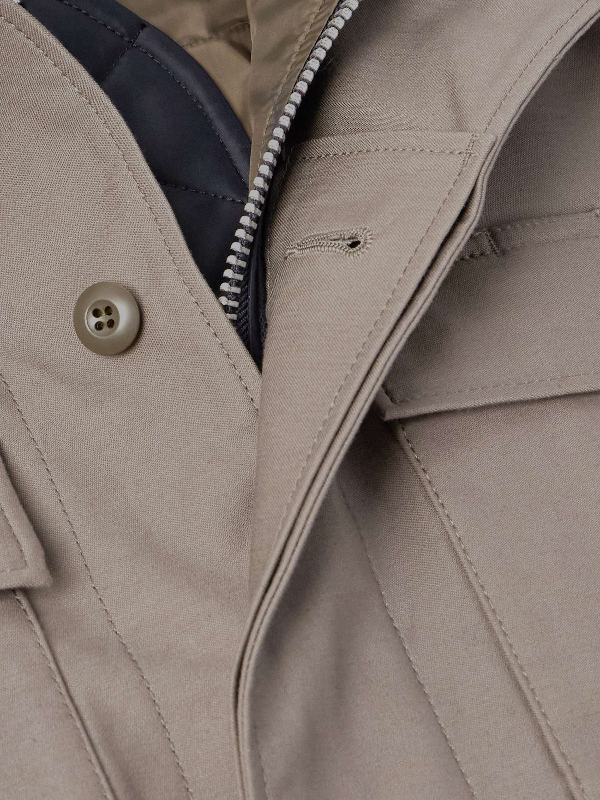 + WTAPS Nylon-Trimmed Cotton-Canvas Jacket view