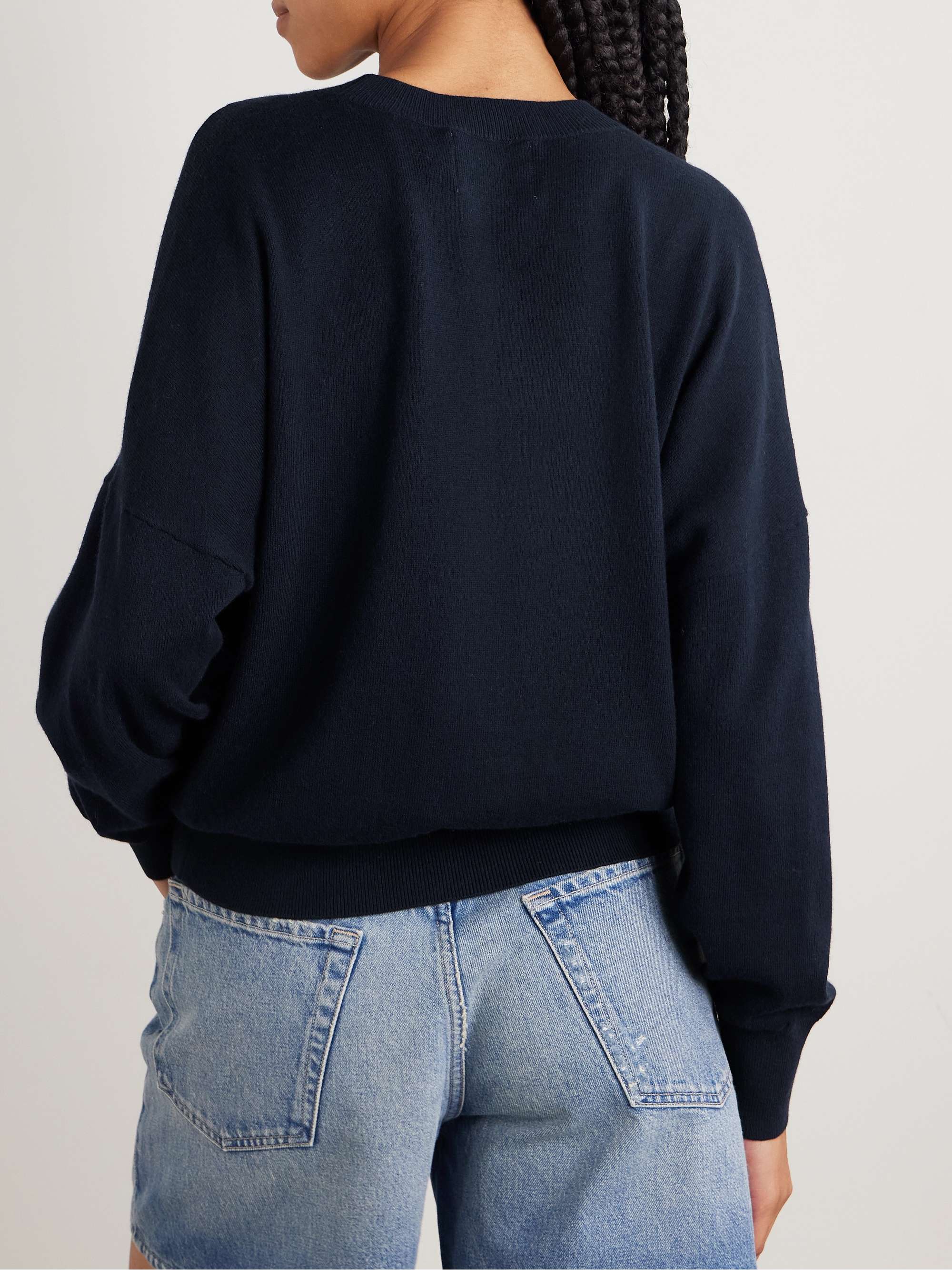 Marisans intarsia cotton and wool-blend sweater view