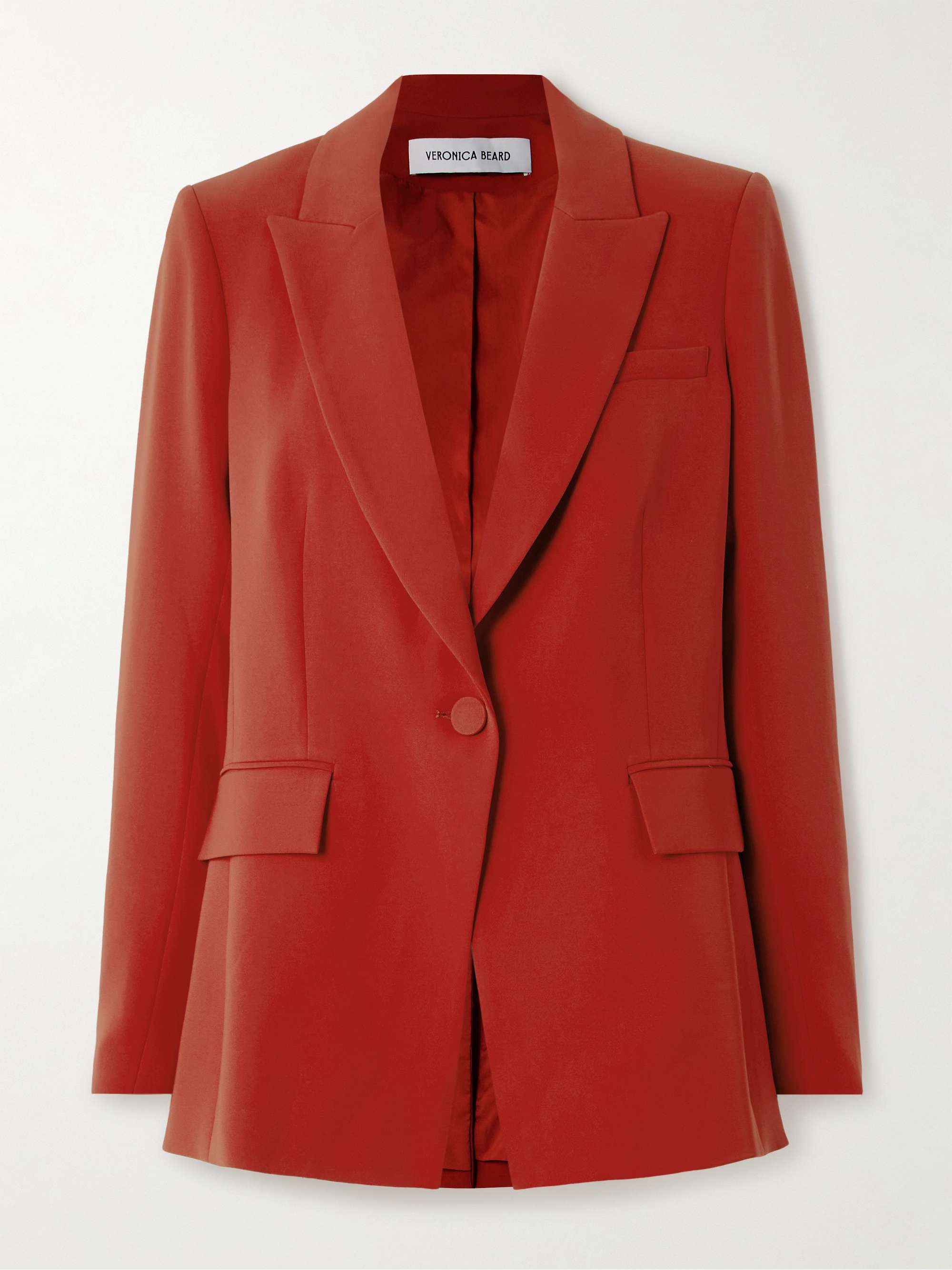Long and Lean Dickey crepe blazer view