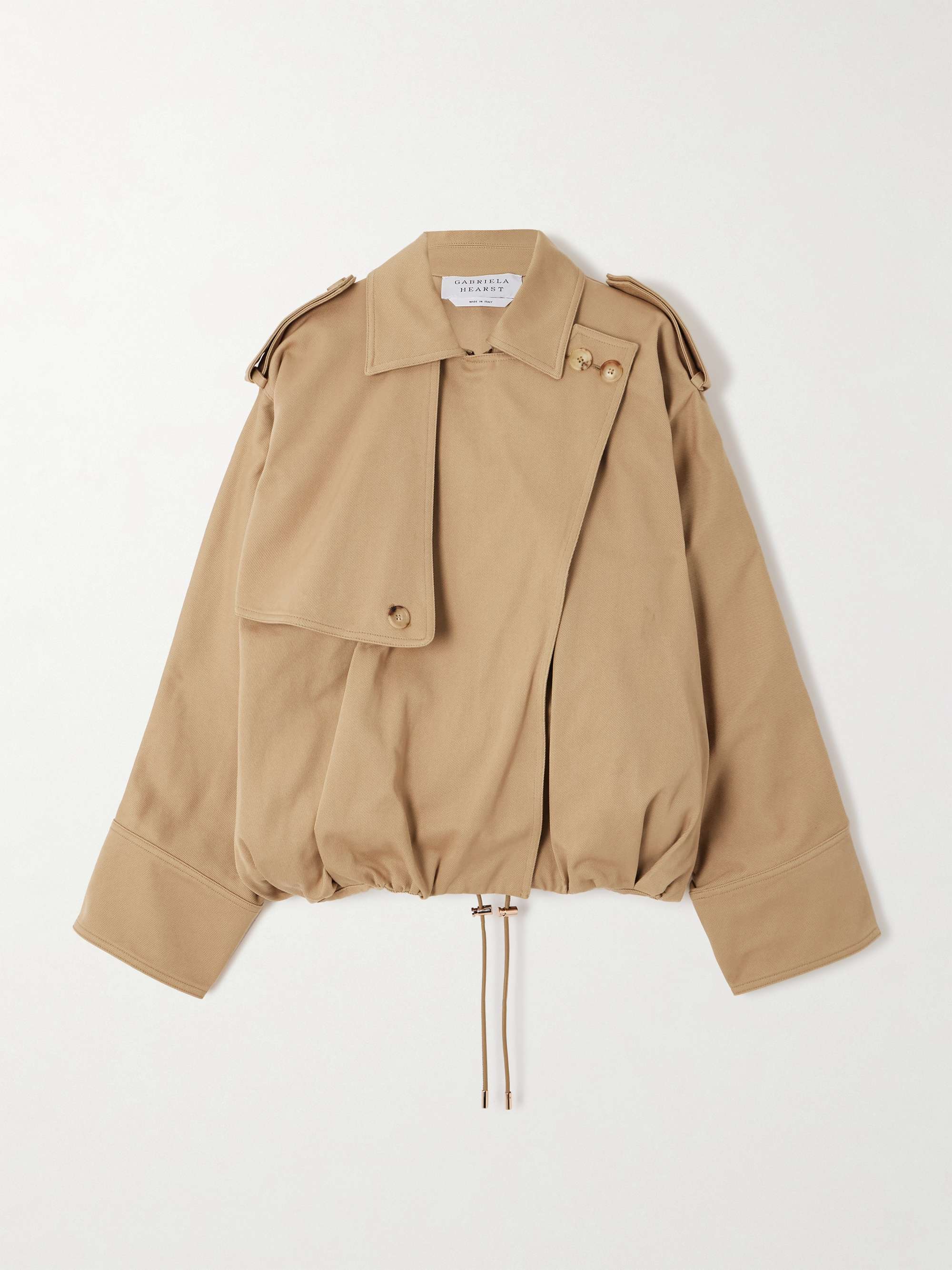 Hunt oversized cotton-twill jacket view