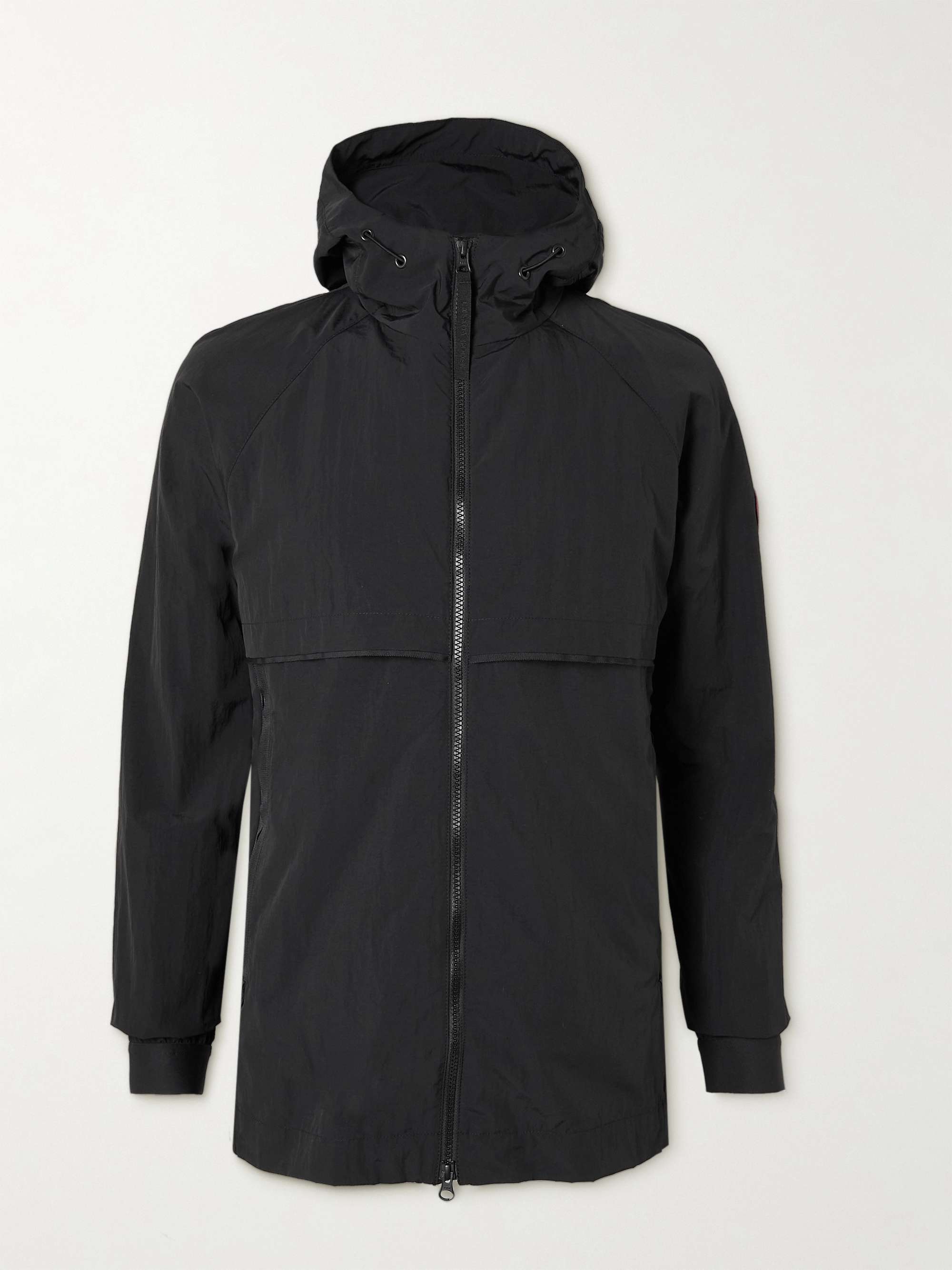 Faber Logo-Appliquéd Shell Hooded Jacket view