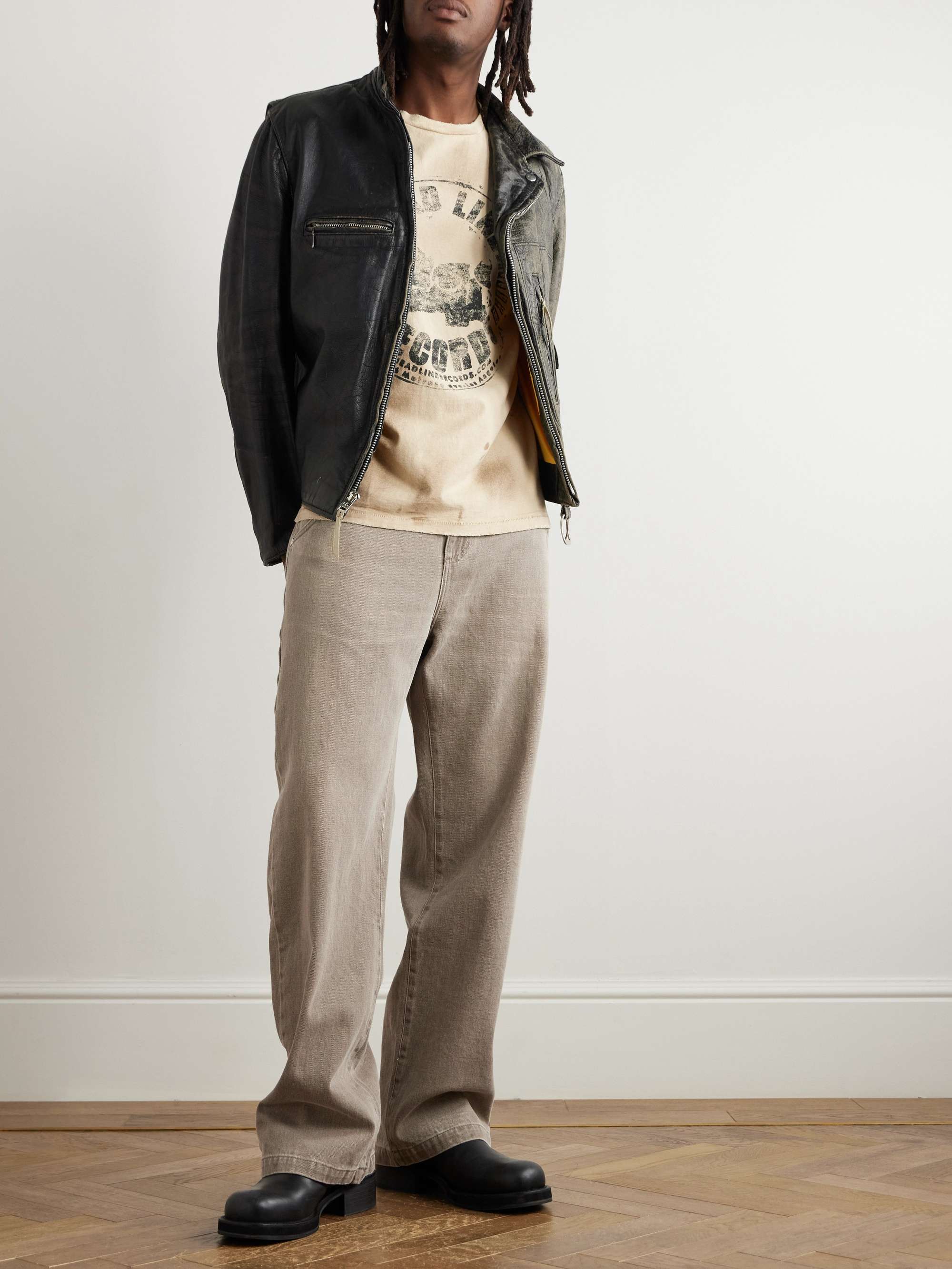 Rush Printed Cotton-Jersey T-Shirt view