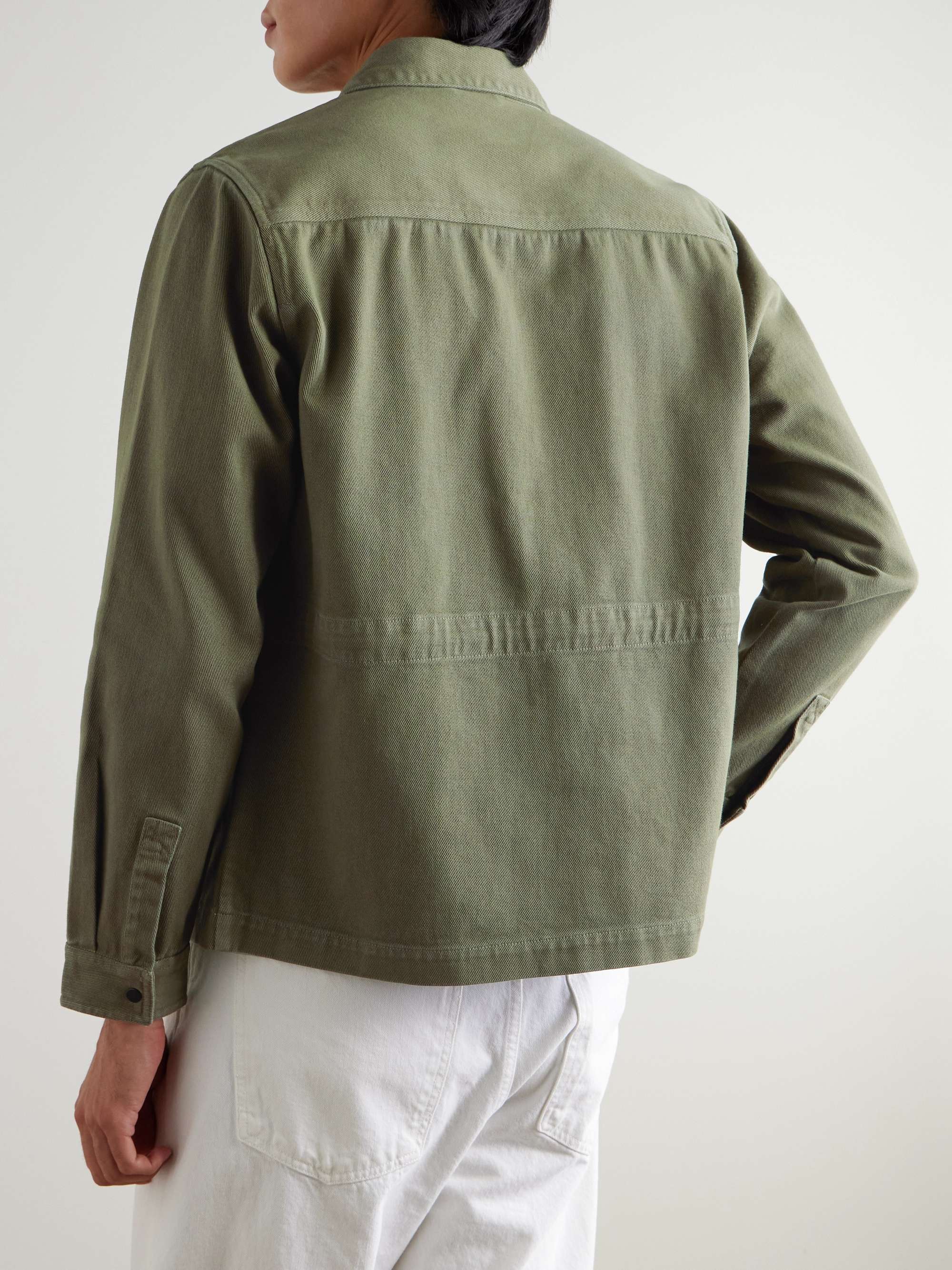 Assembly Garment-Dyed Cotton-Twill Overshirt view