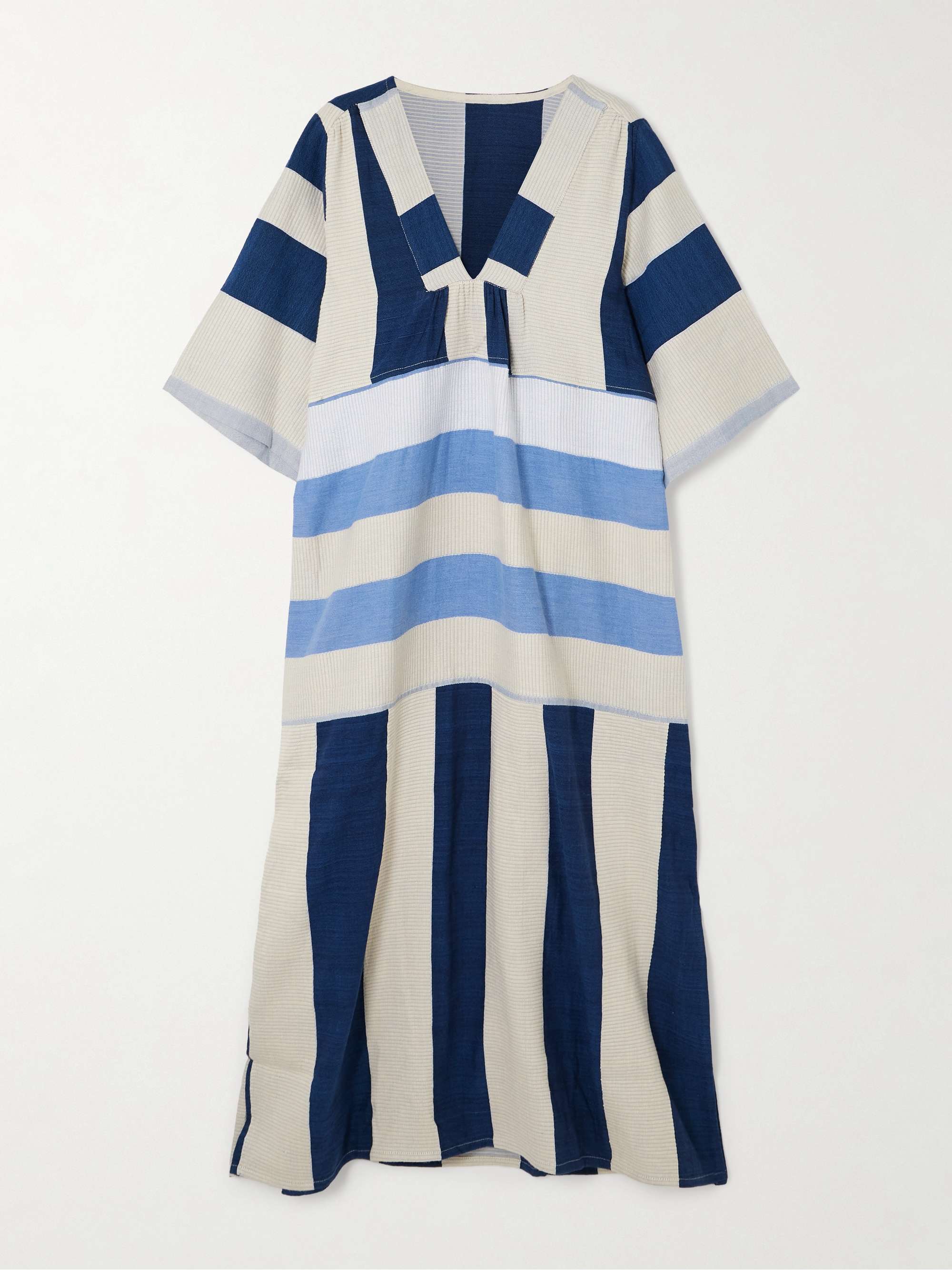 Eda paneled cotton maxi dress view