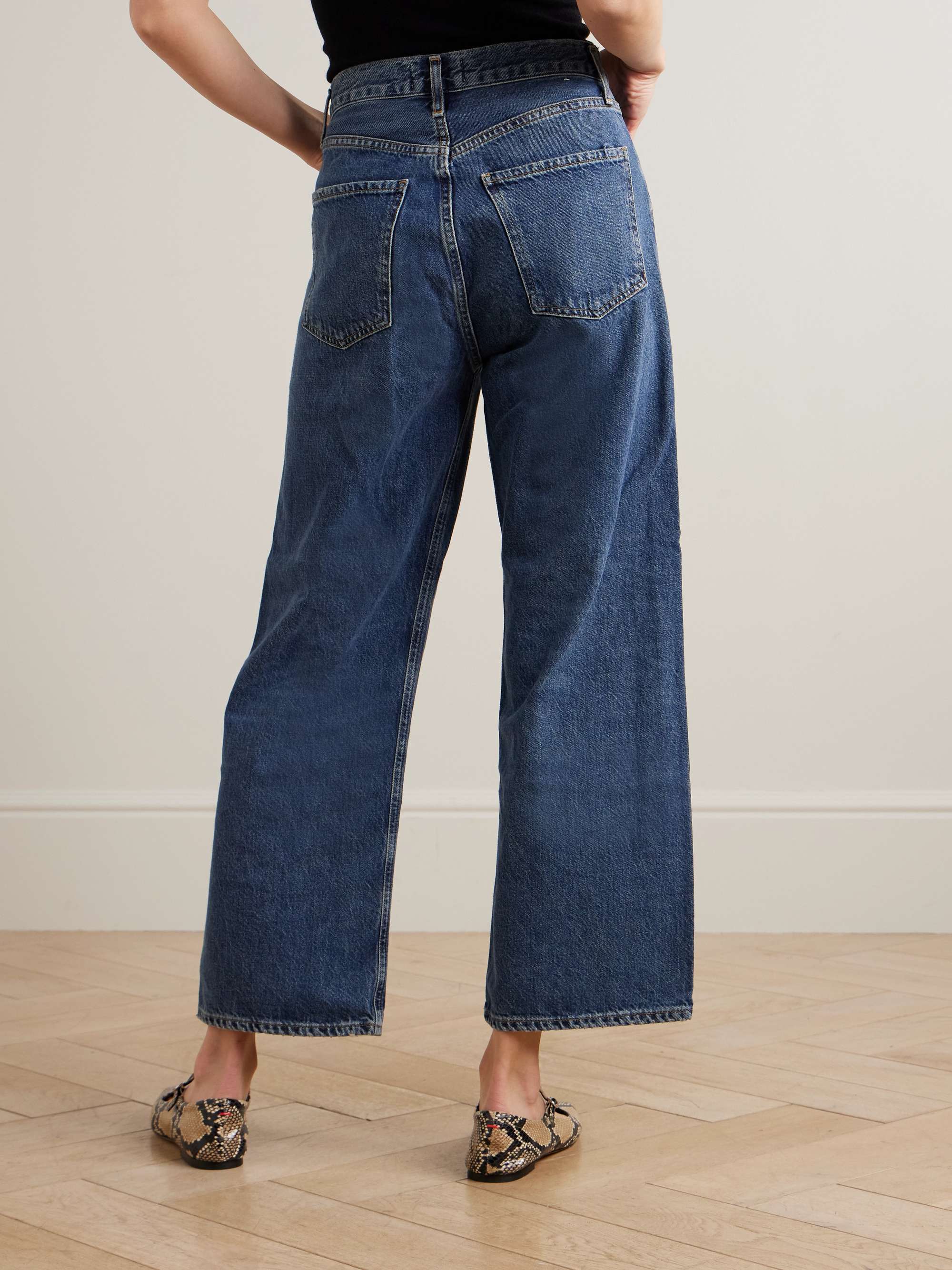 Ren high-rise wide-leg recycled jeans view