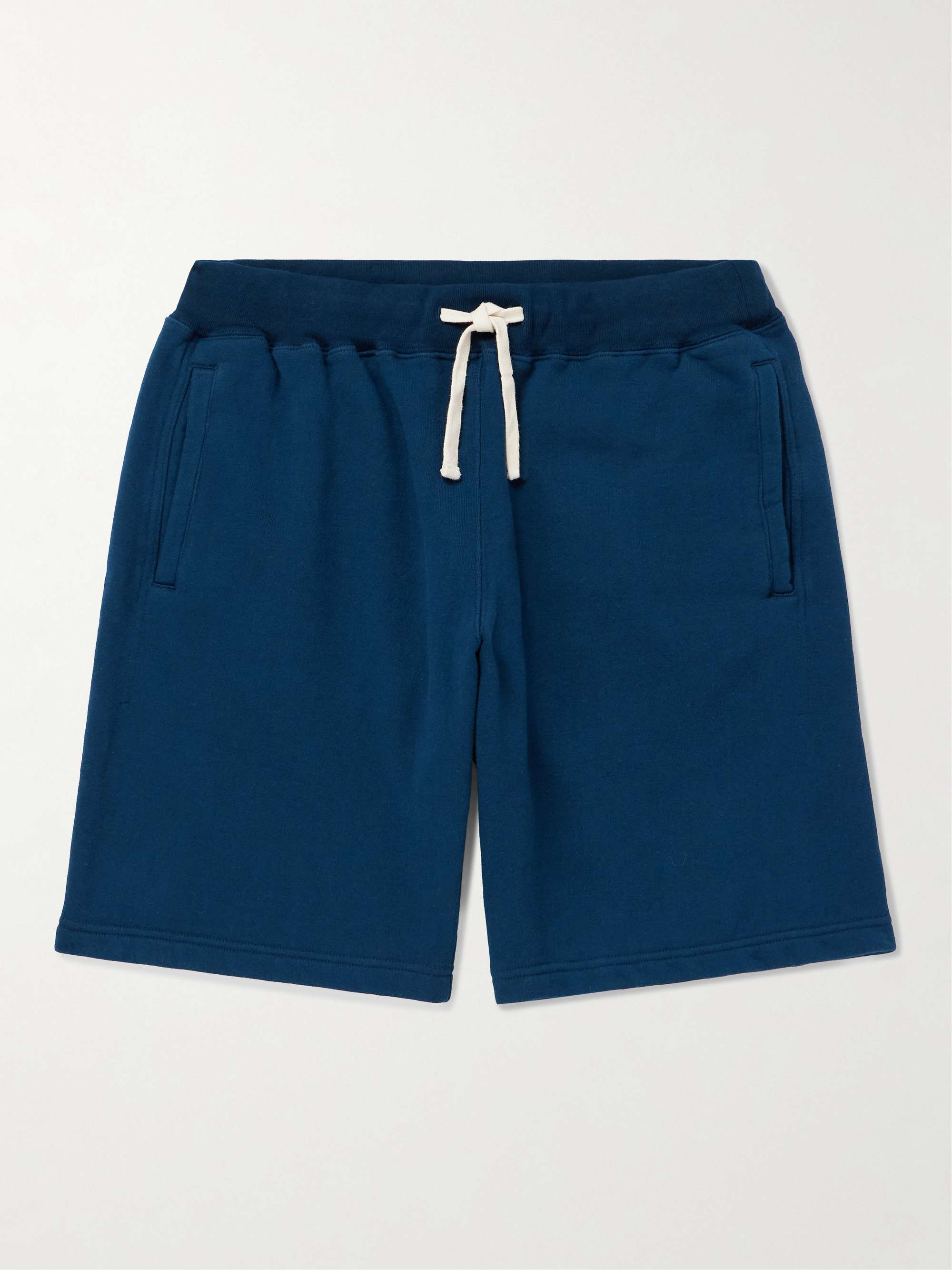 Straight-Leg Cotton-Jersey Drawstring Shorts view