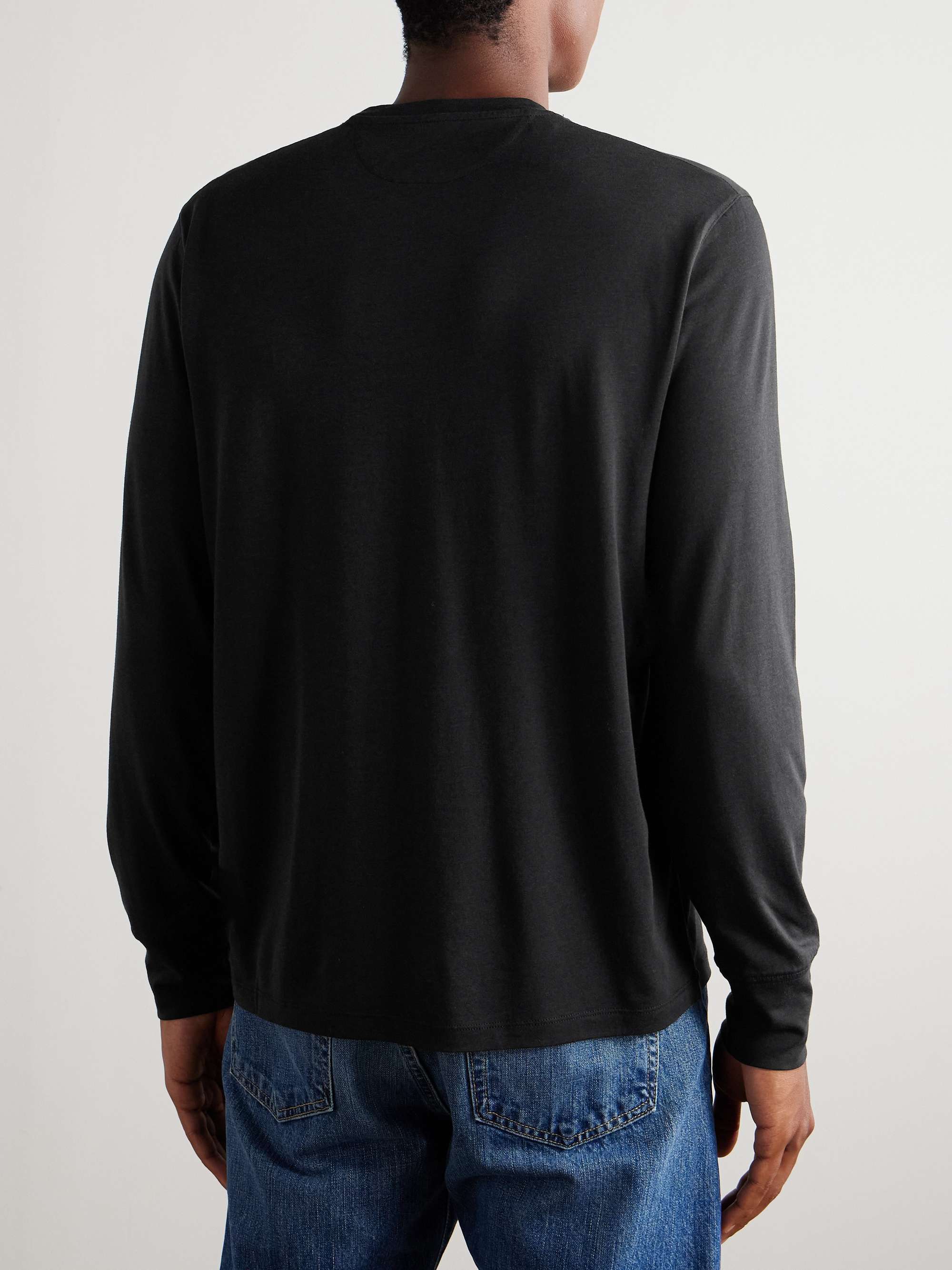 Lyocell and Cotton-Blend Jersey T-Shirt view