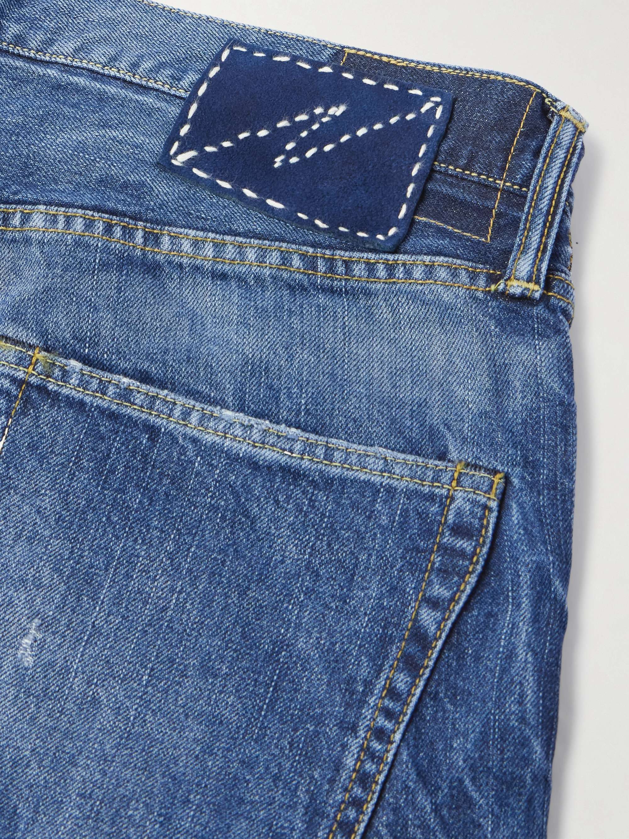 Social Sculpture Tapered Distressed Jeans view