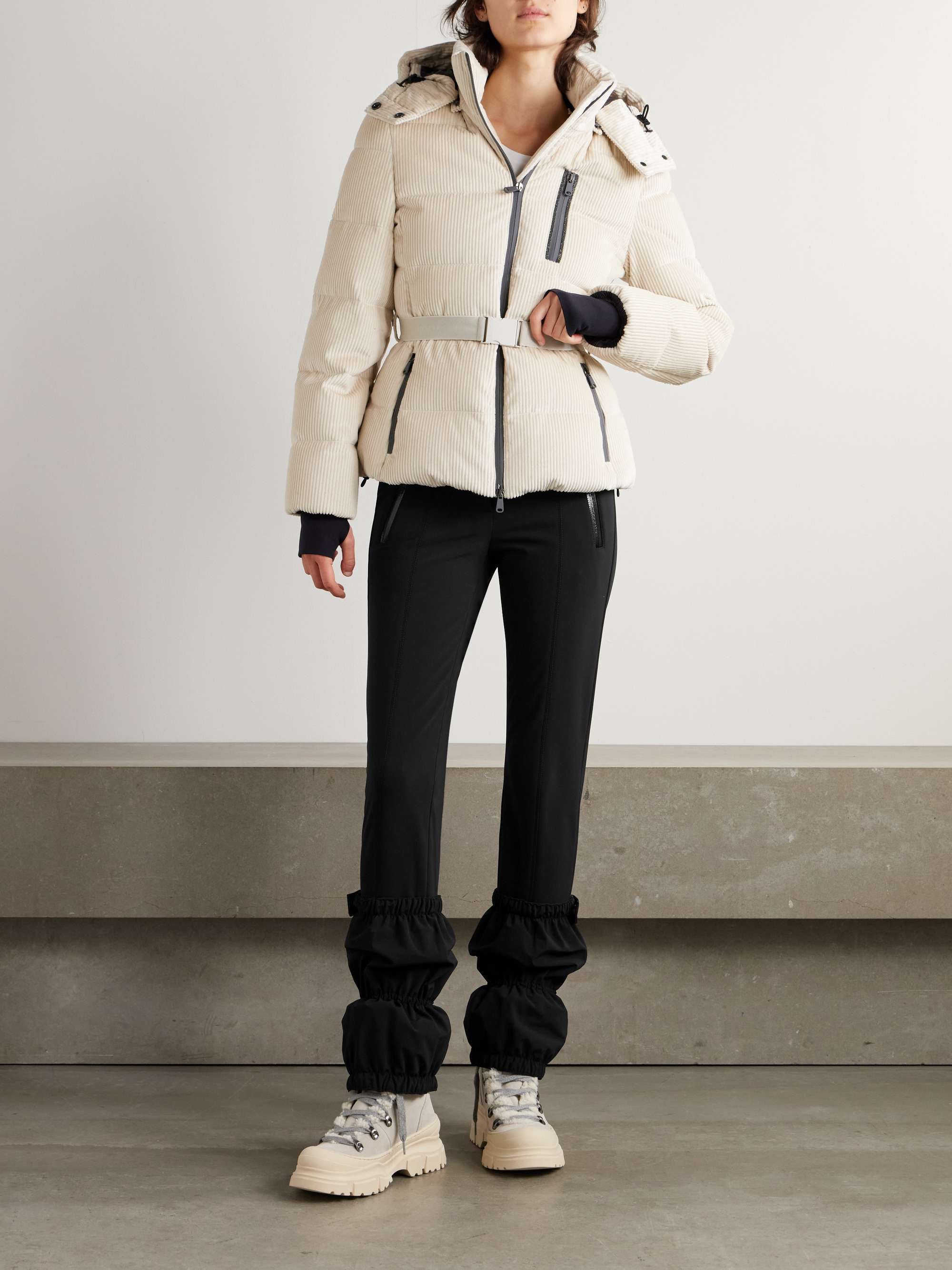 Paneled ski pants view