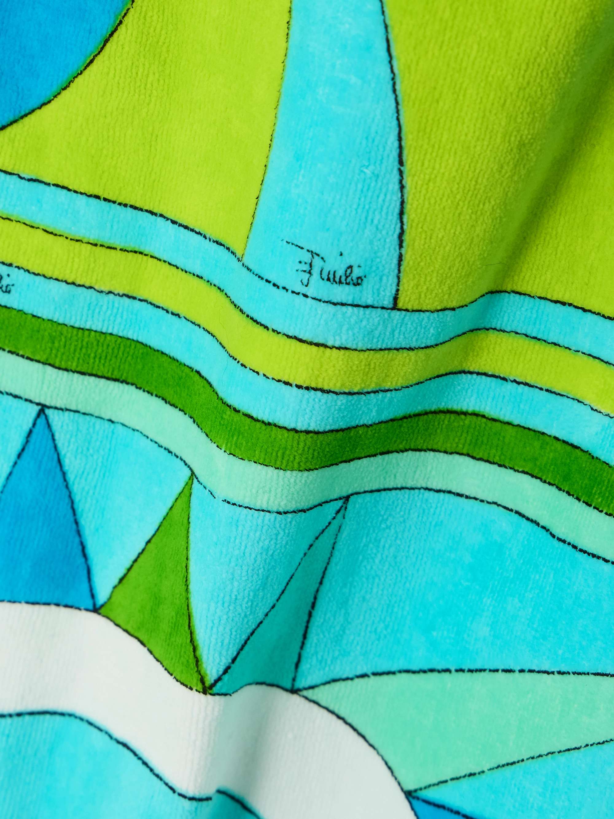 Printed cotton-terry halterneck mini dress view