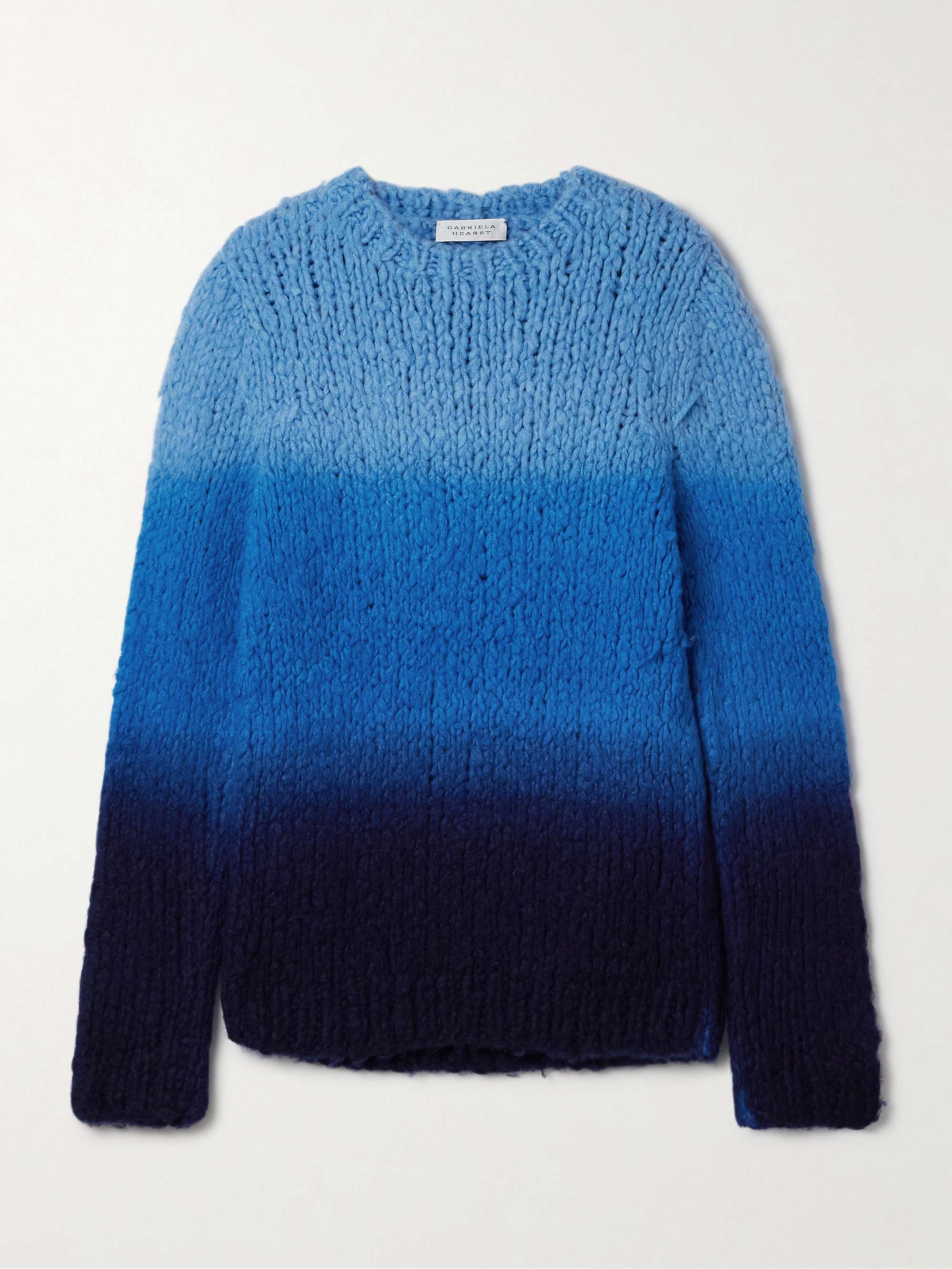 Pallas dégradé brushed-cashmere sweater view
