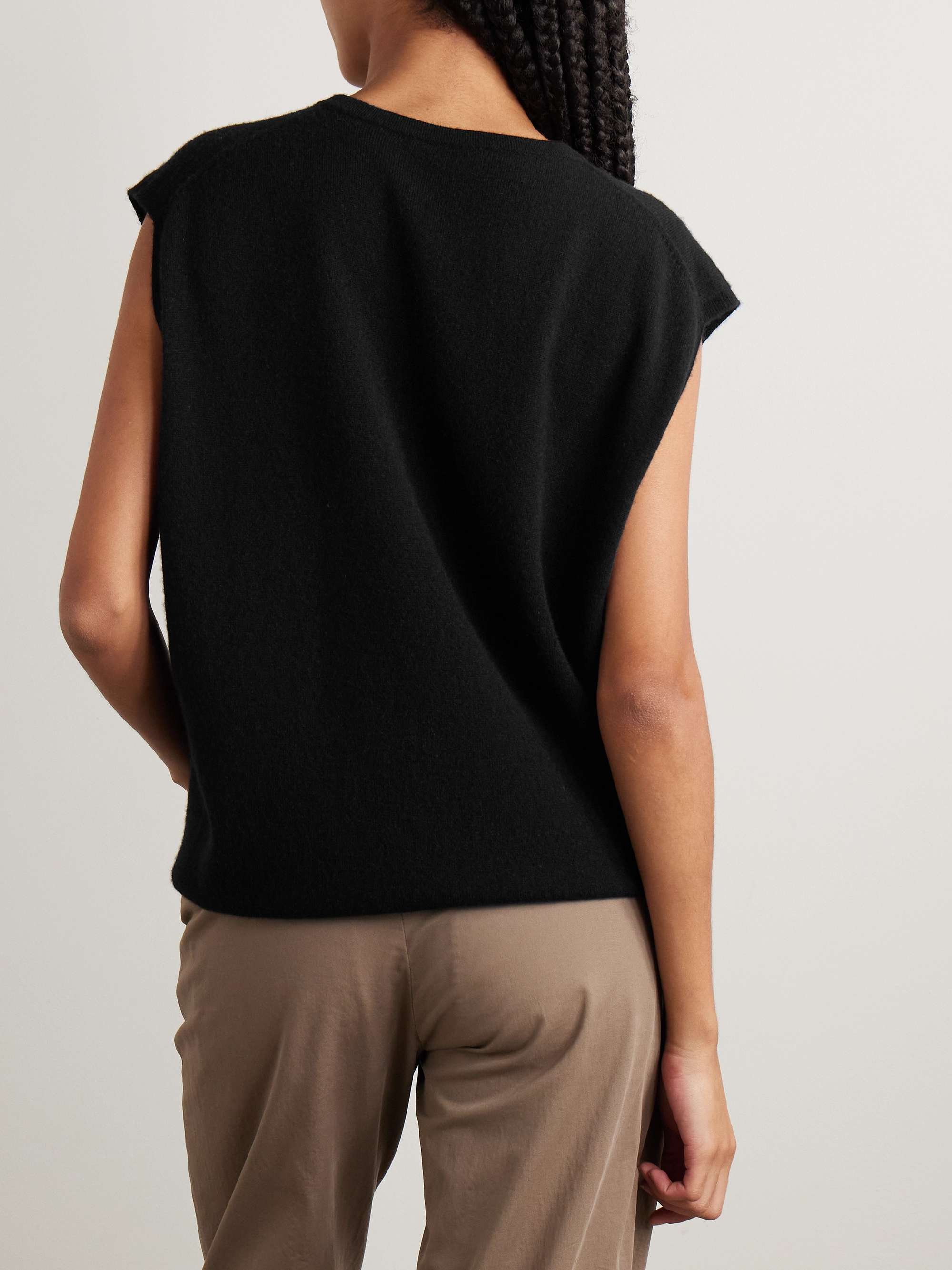 Kossy cashmere vest view