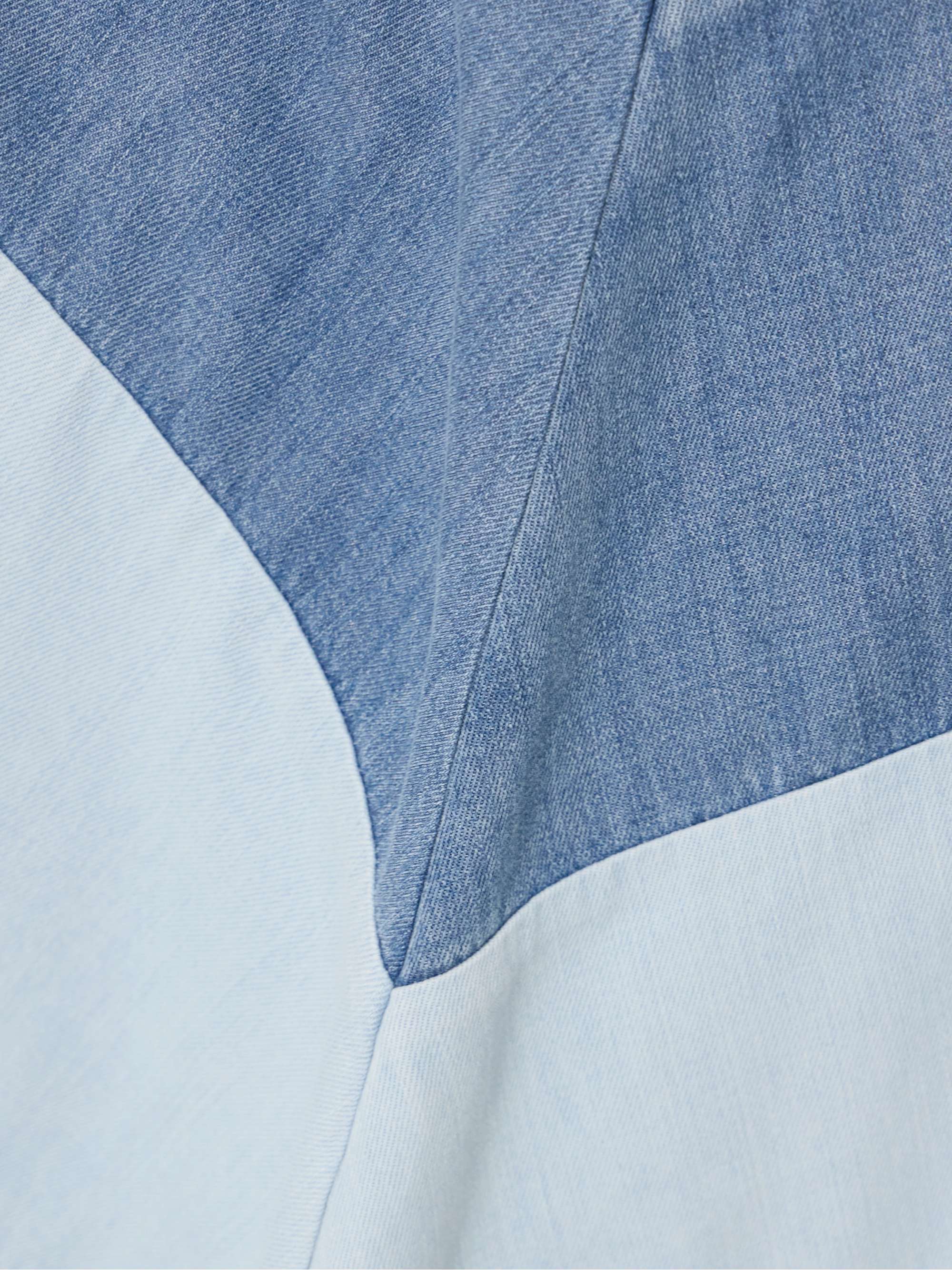 Tallow paneled denim maxi dress view
