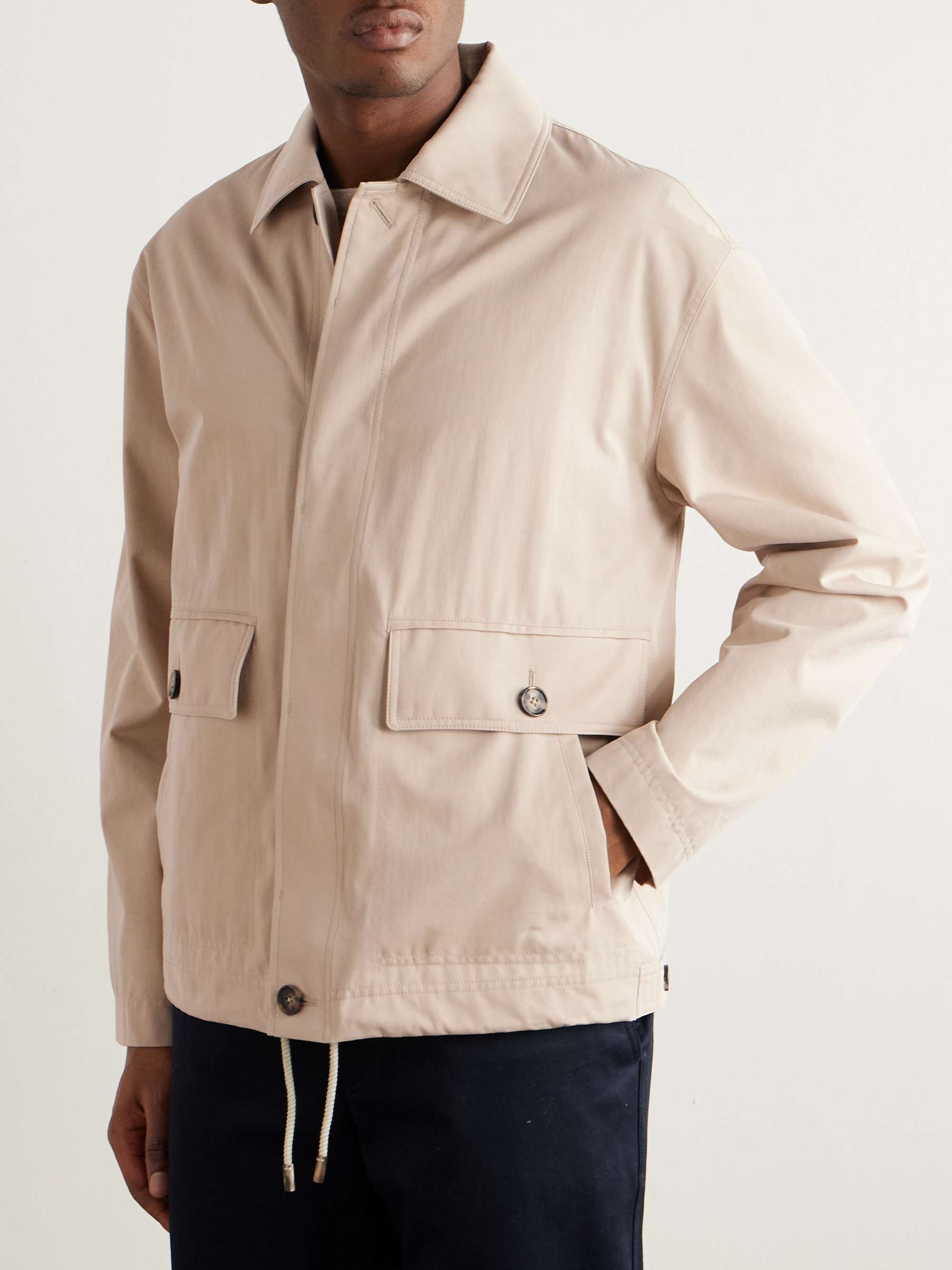 Rudolf Rain System® Cotton-Blend Gabardine Blouson Jacket view