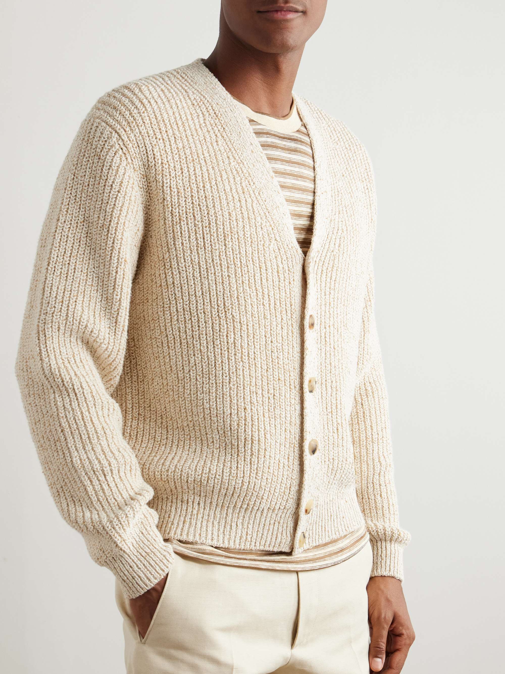 Meina Ribbed Cotton Cardigan view