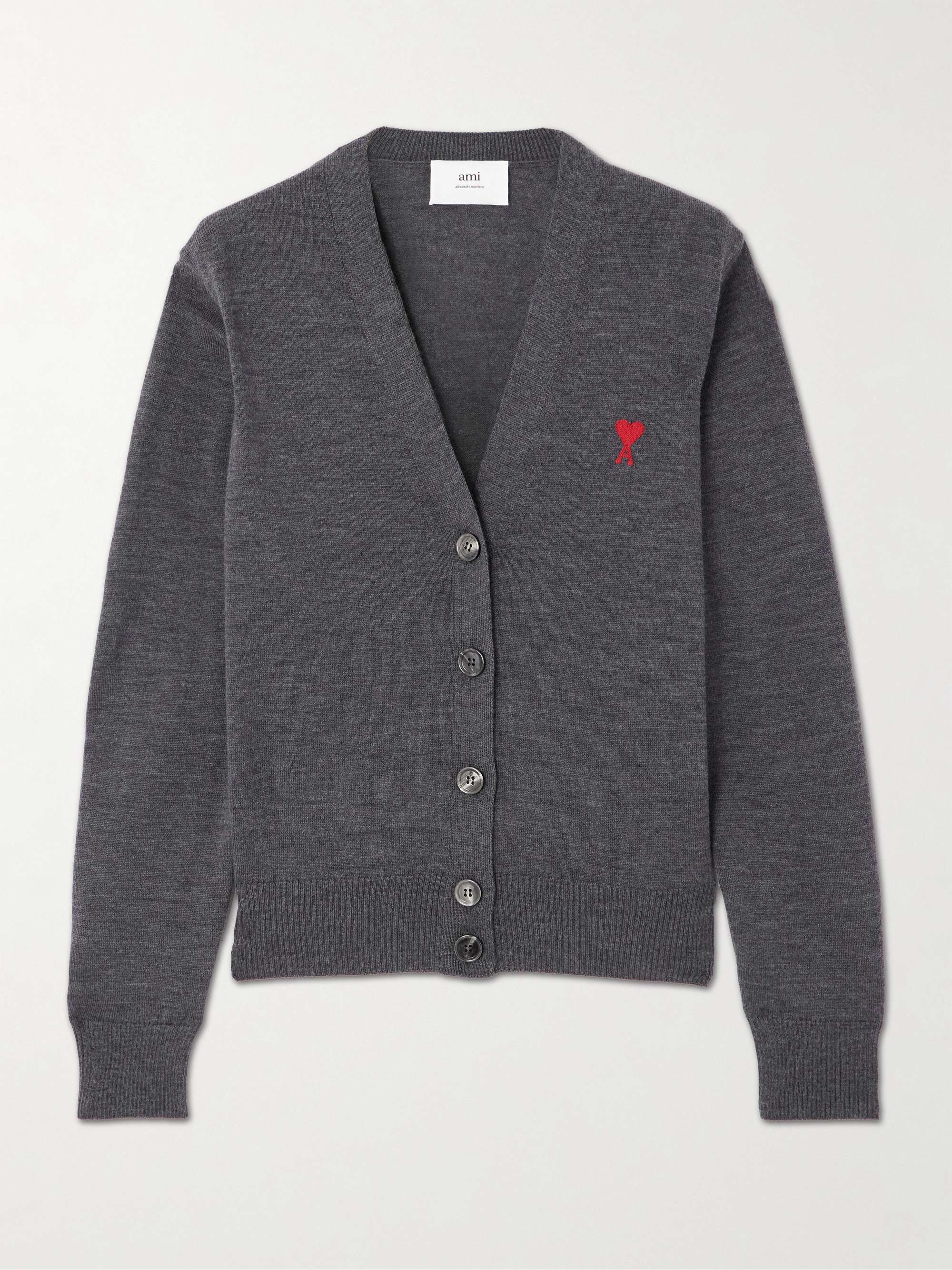 + NET SUSTAIN ADC embroidered merino wool cardigan view