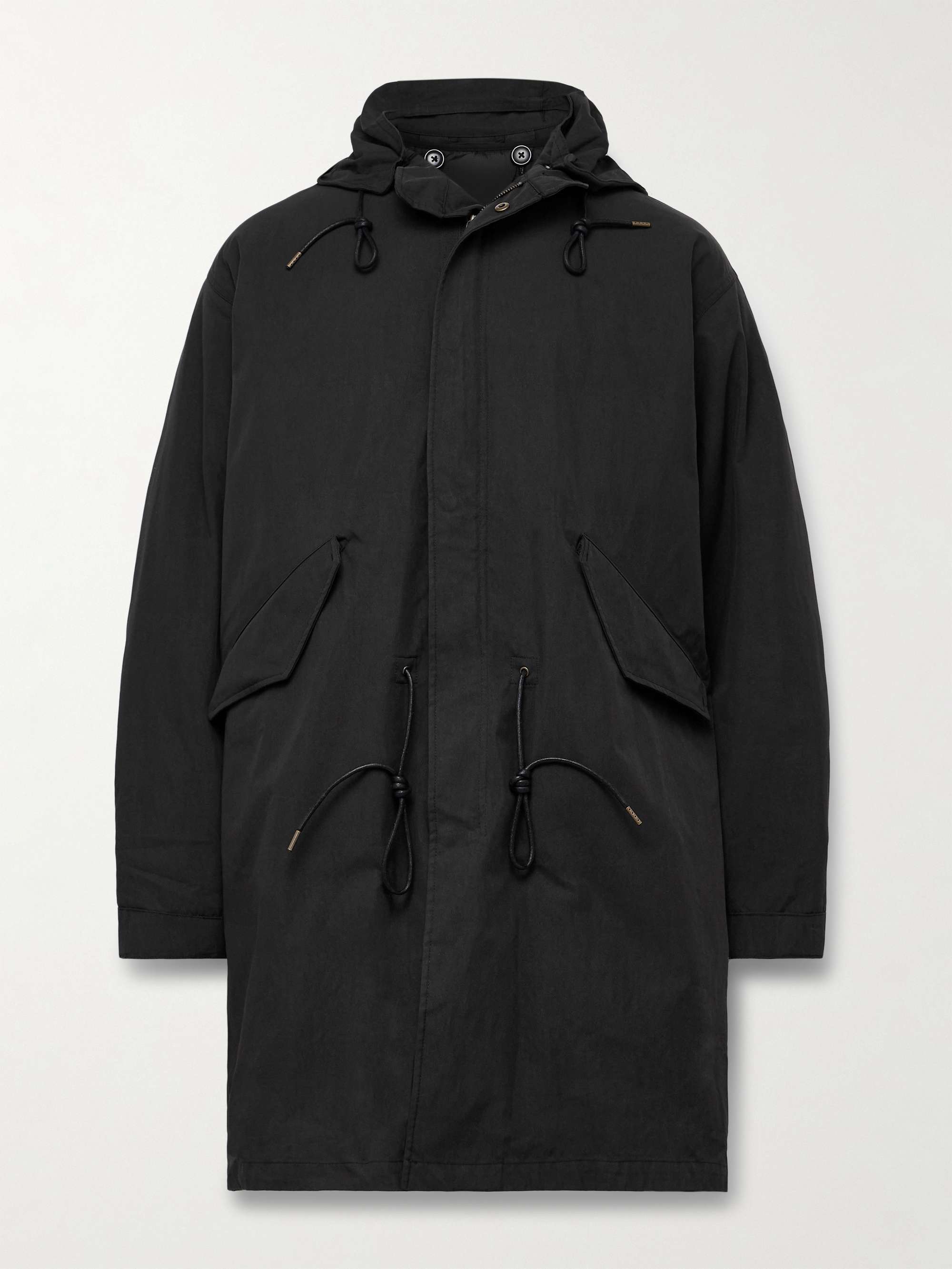 Cotton-Blend Parka with Shell Liner view