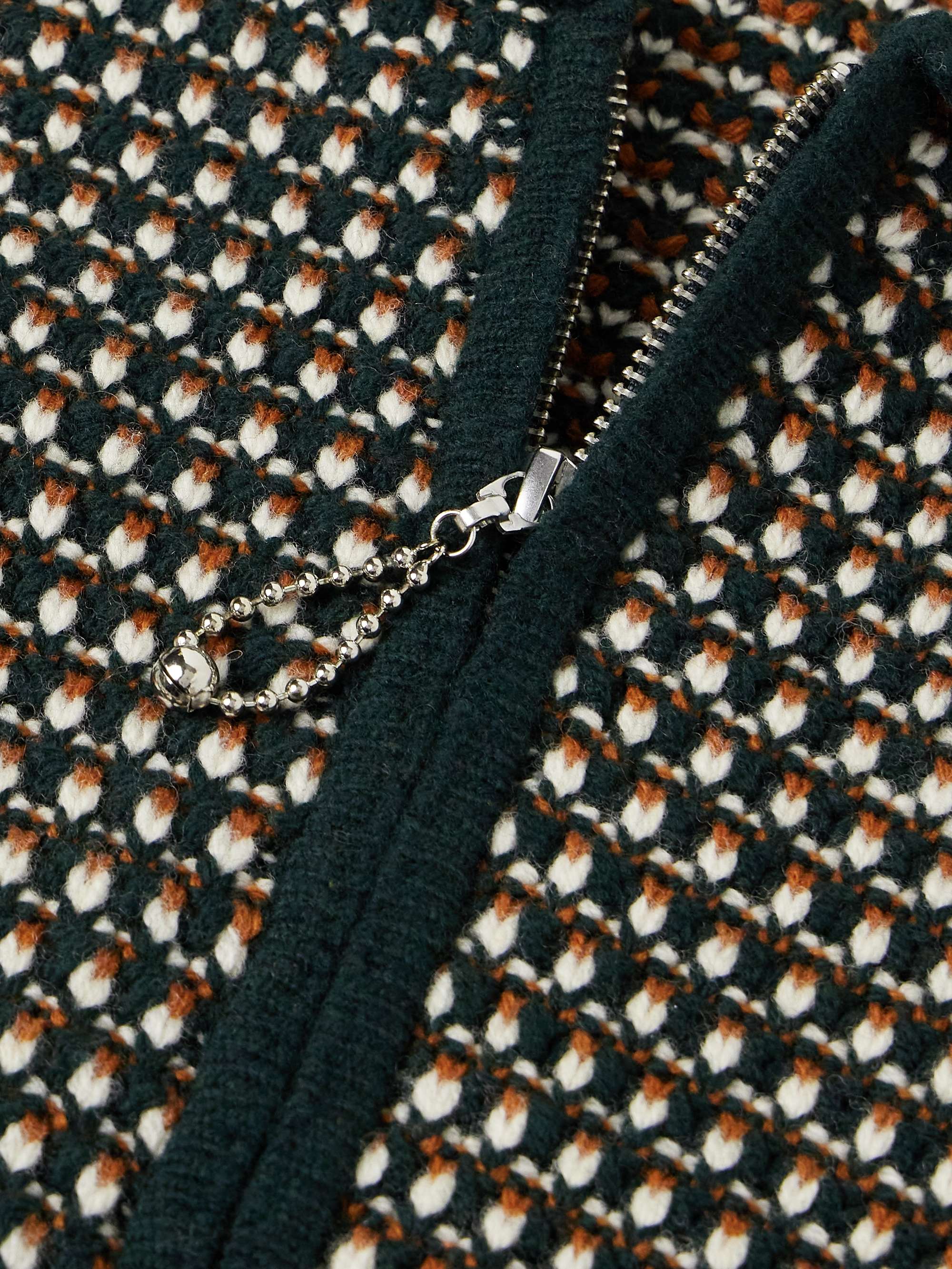 Schenectady Merino Wool Zip-Up Cardigan view