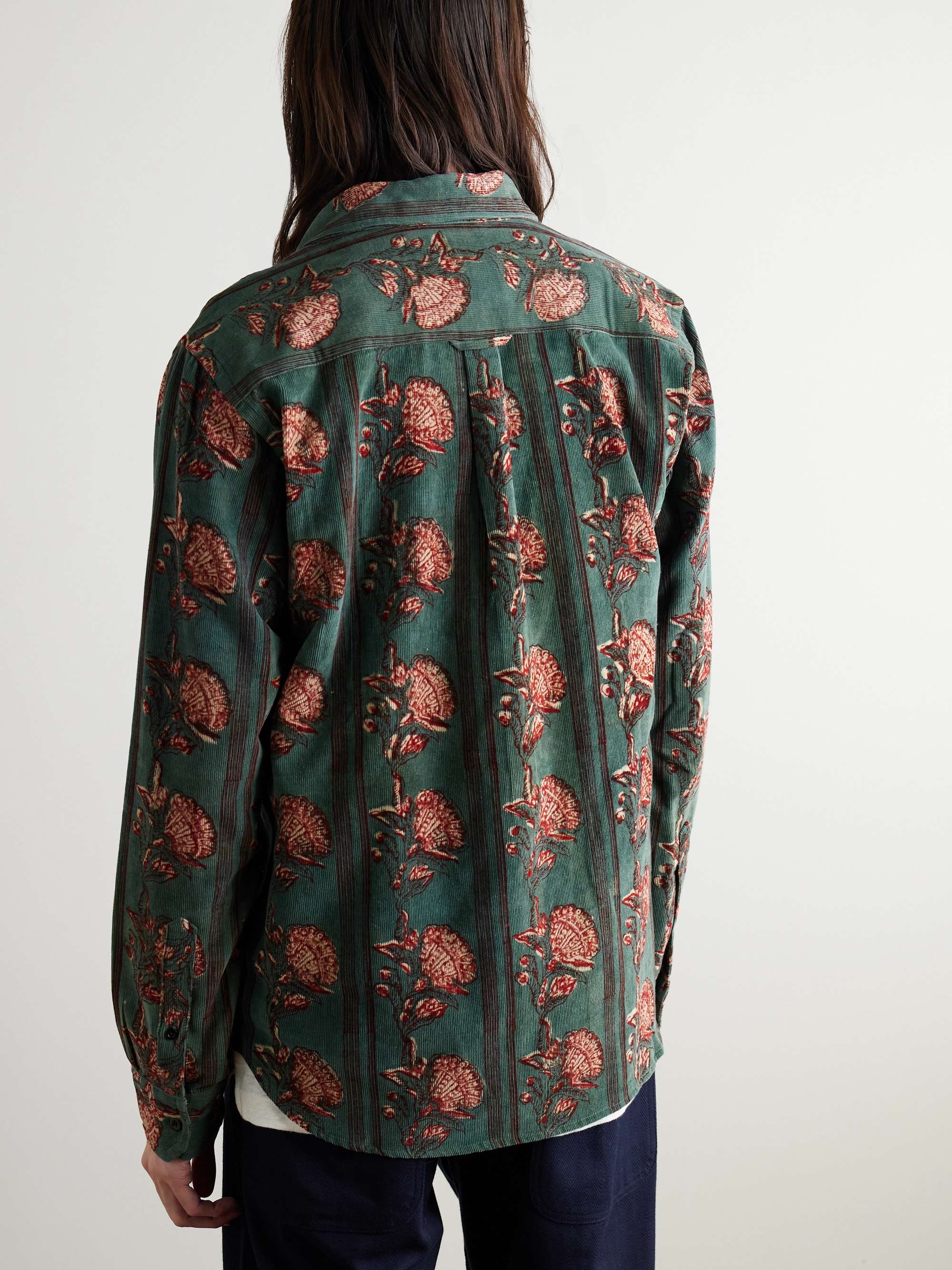 Ryan Printed Cotton-Corduroy Shirt view